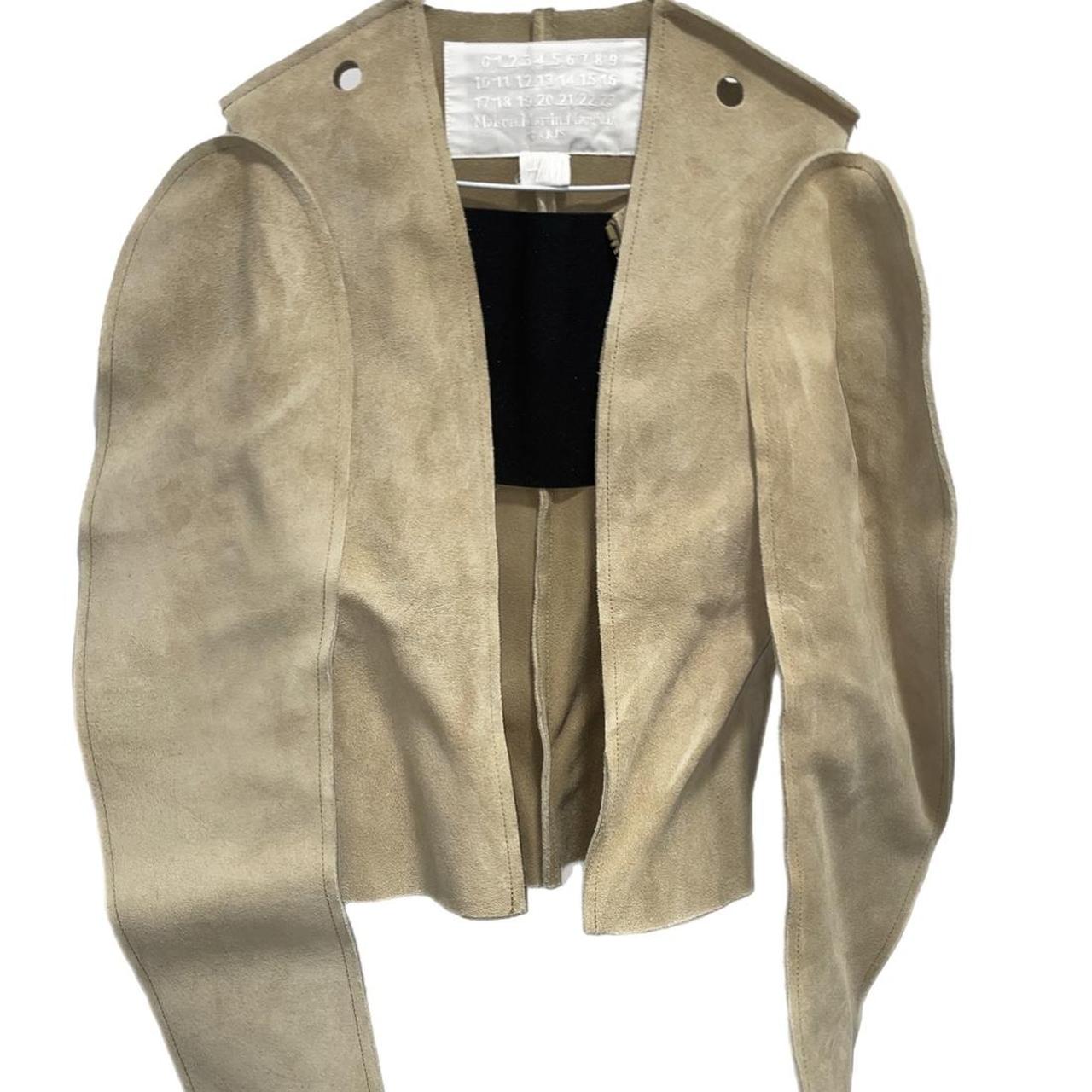 Maison Martin Margiela x H&M Tan Suede Jacket 2012... - Depop