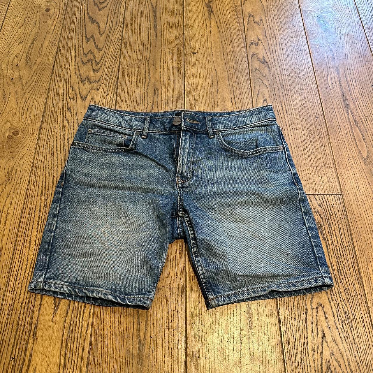 Mens denim hotsell shorts river island