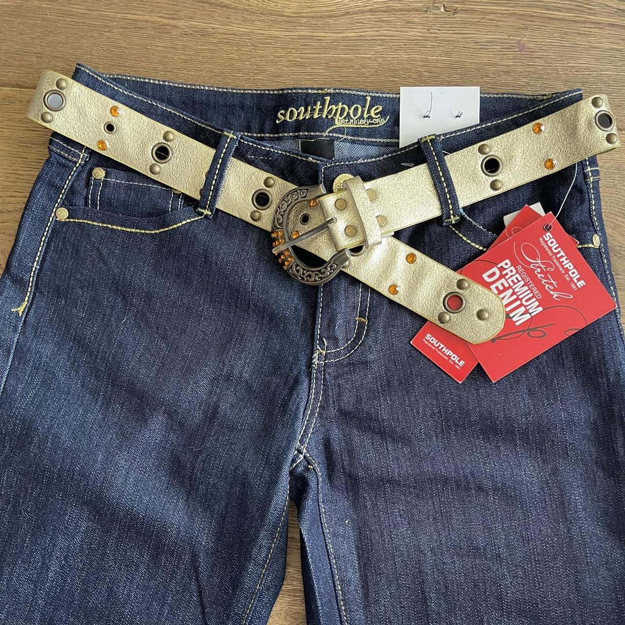 SouthPole early 2000s belt and flare jeans ️⚜️ brand... - Depop