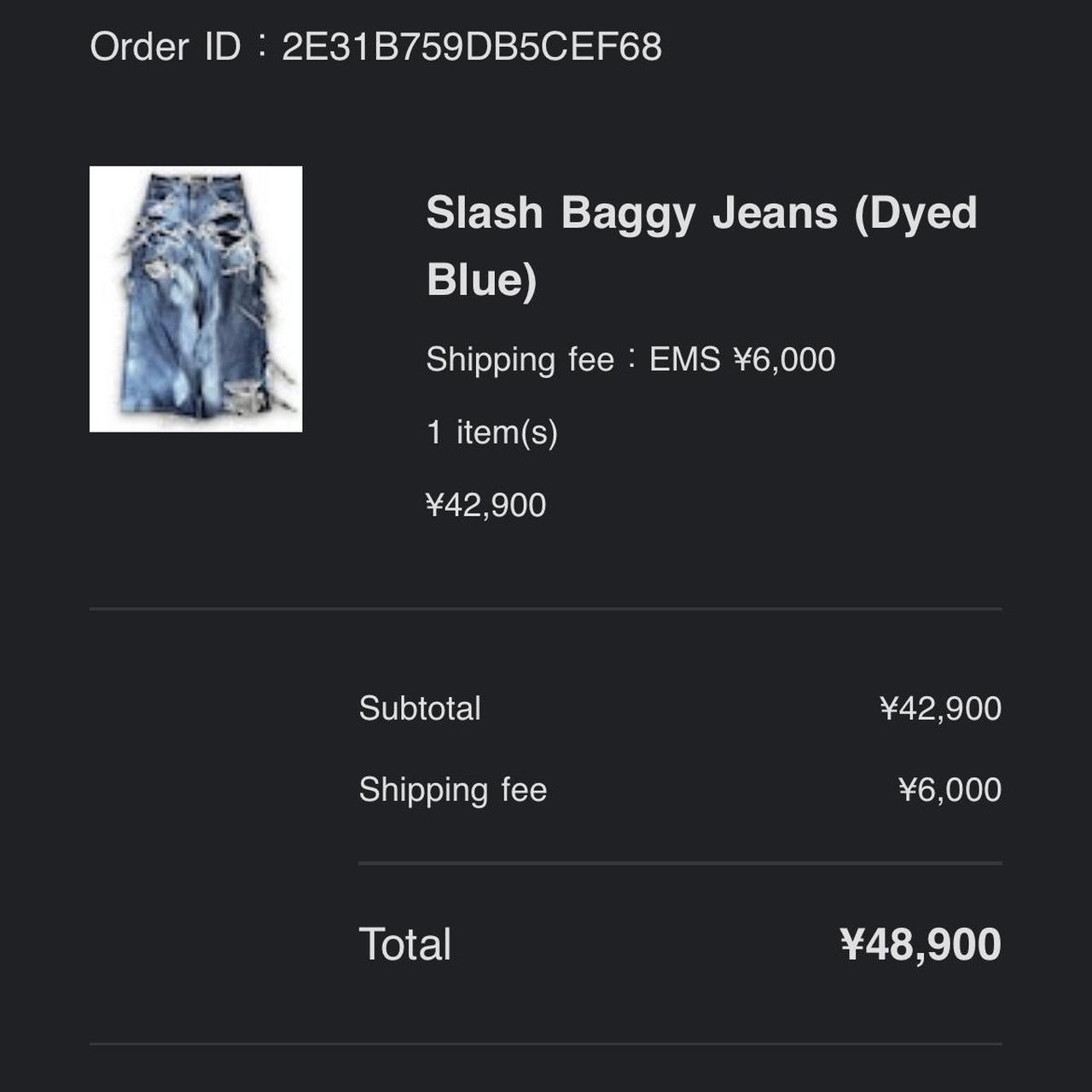 No mass prod 1of1 baggy distressed denim. Only worn | Depop