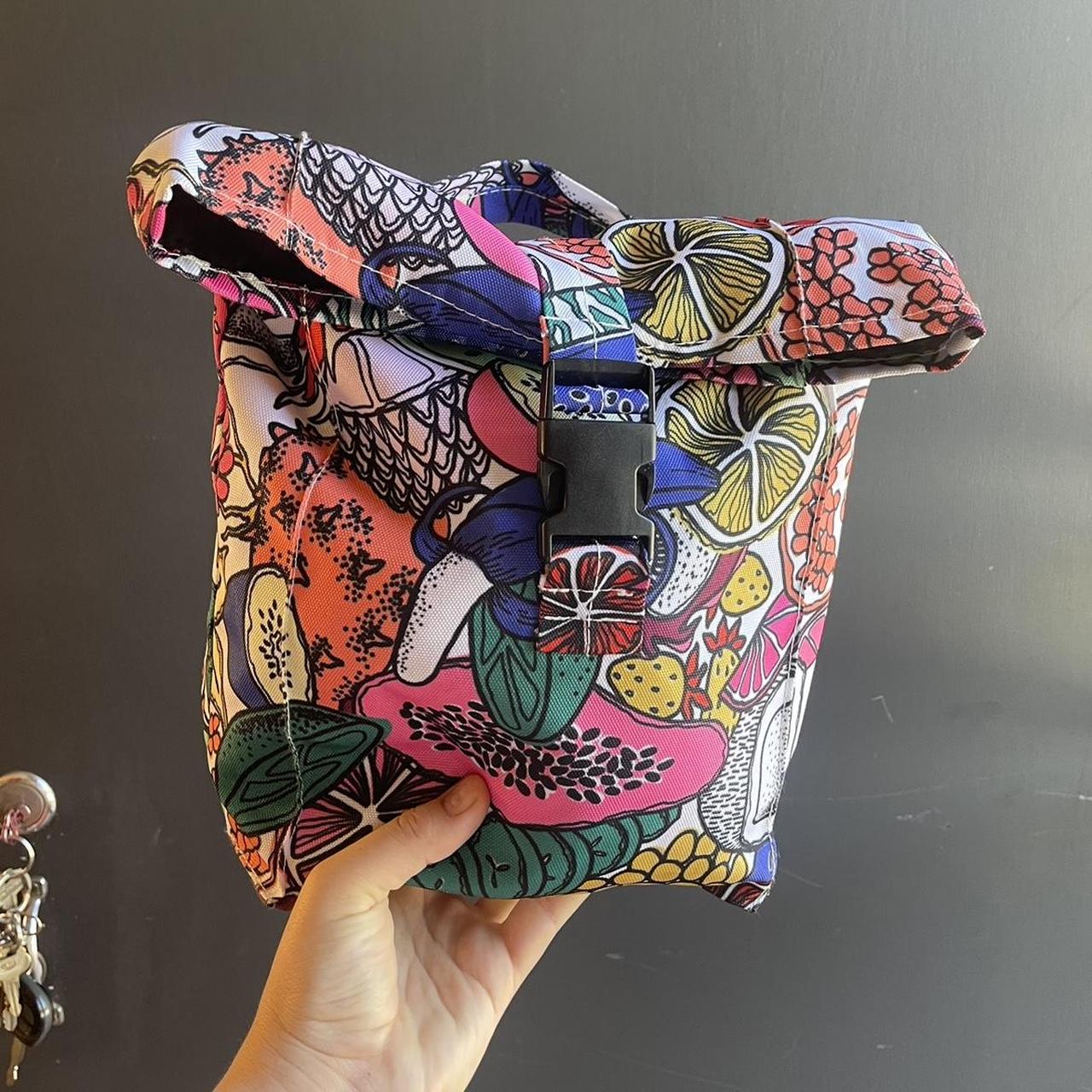 Gorman fruit print lunch bag Super cute roll top... Depop