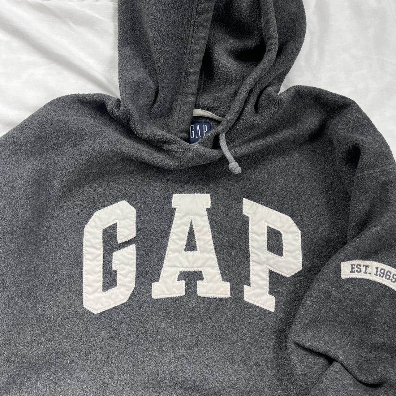 Gap Fleece Hoodie Gap / L / Dope oversized fit /... - Depop