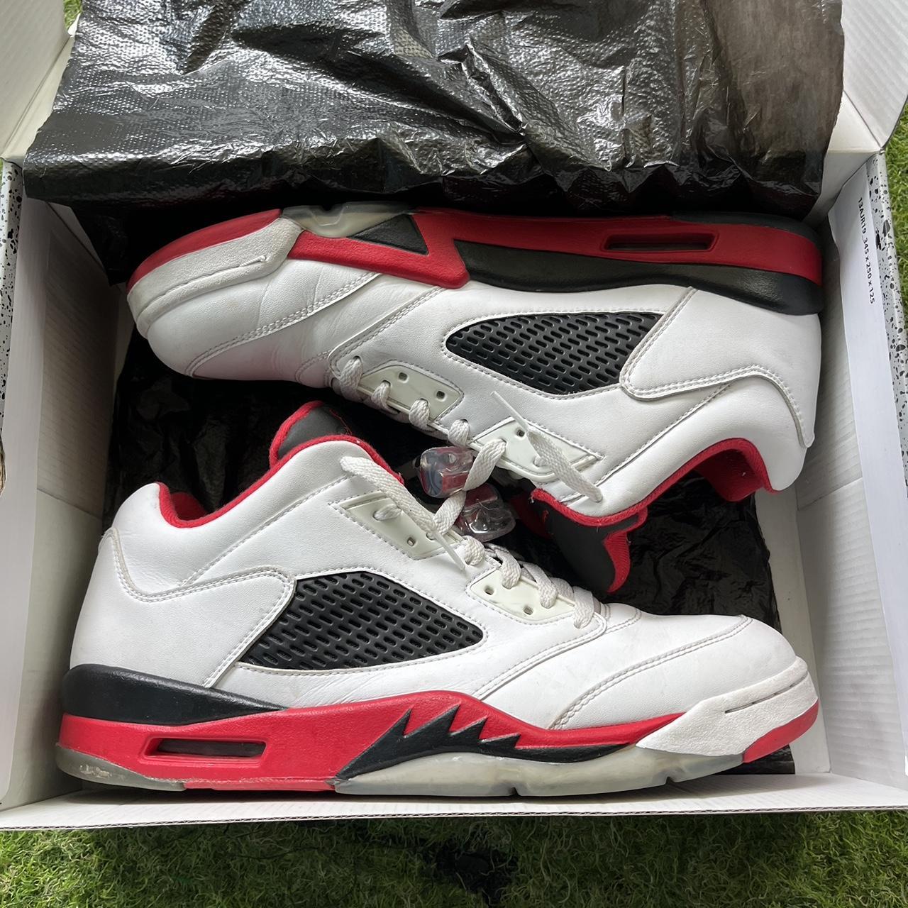 Air Jordan 5 Retro Low 'Fire Red' Size 11.5 W/ Box... - Depop