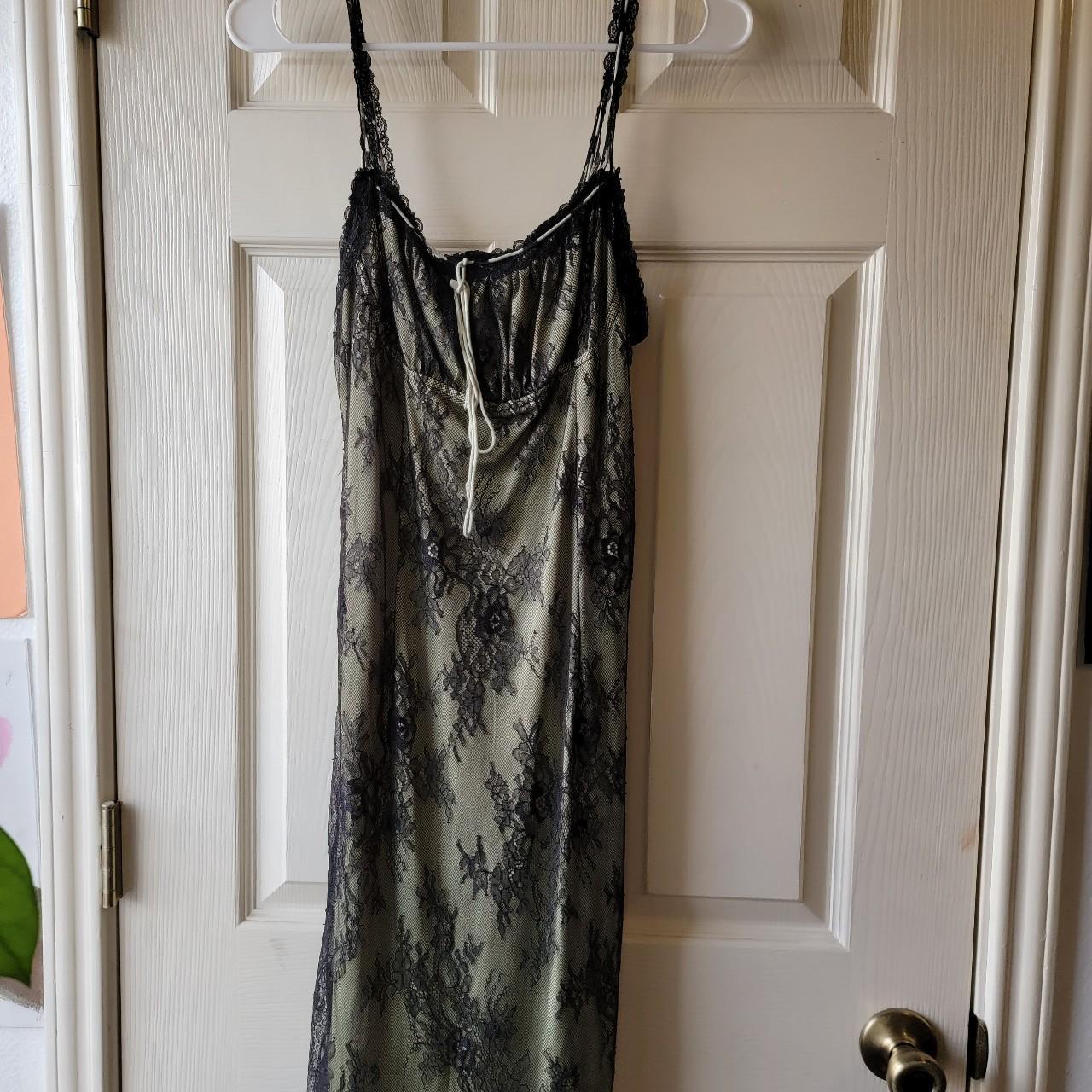 Cider Green Lace Knot Front Cami Dress Absolutely... Depop