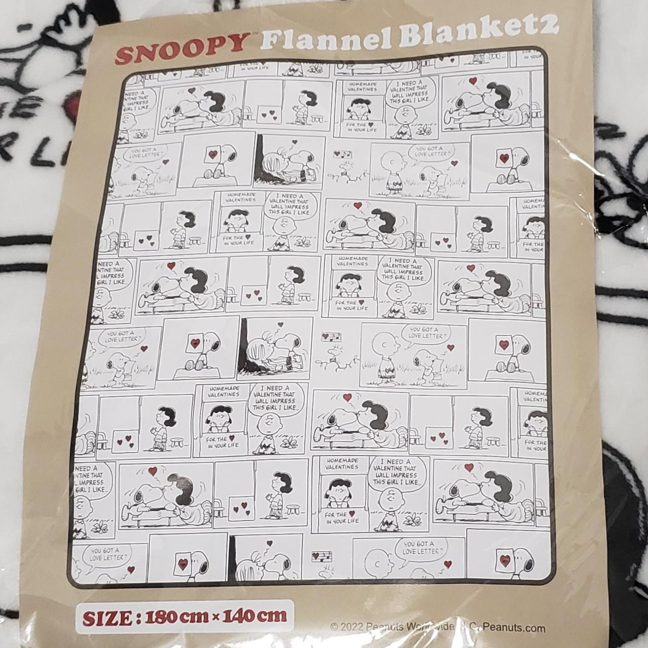 Peanuta Snoopy Comic Flannel cheapest Blanket