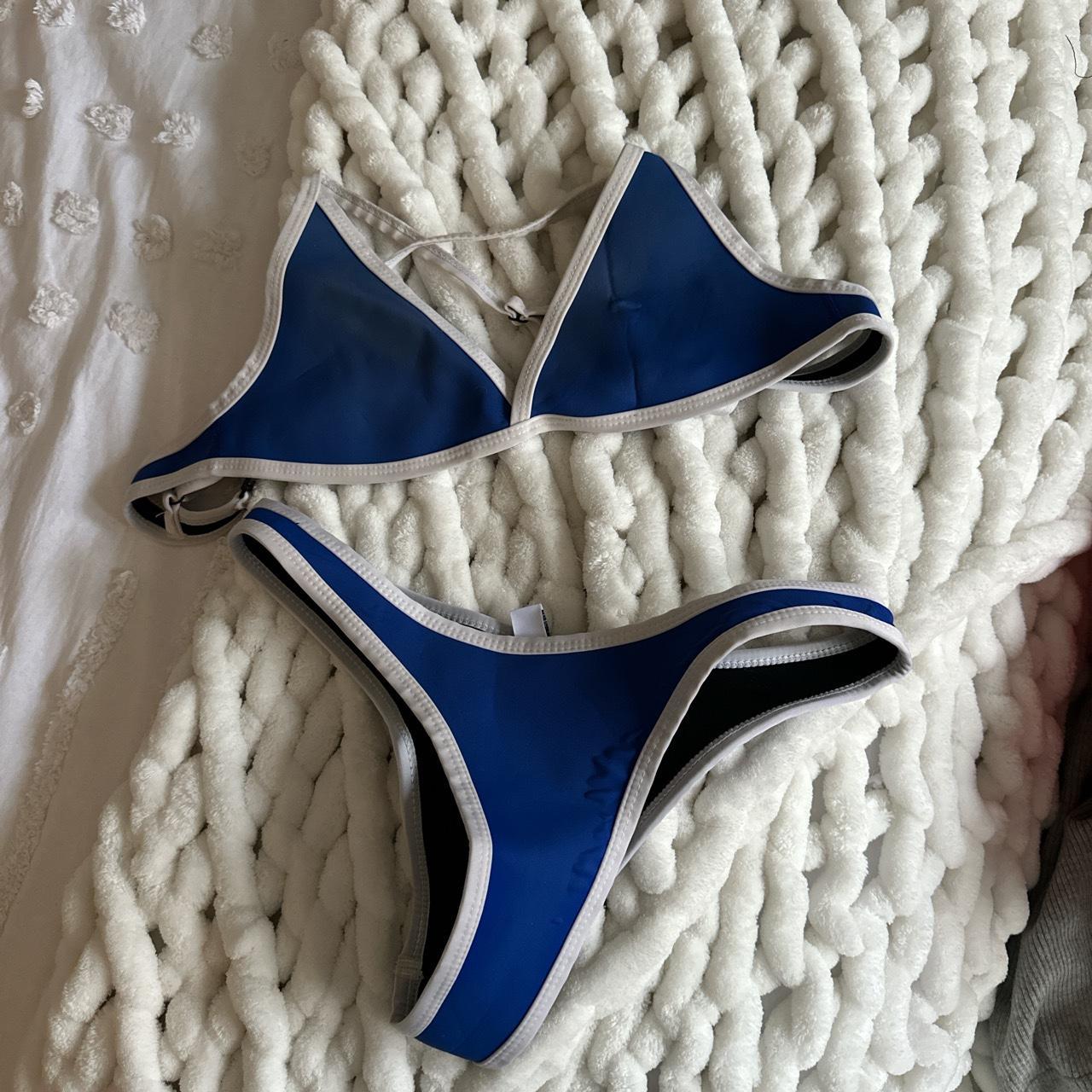 Blue hoaka swimwear bikini Havent worn in a Depop