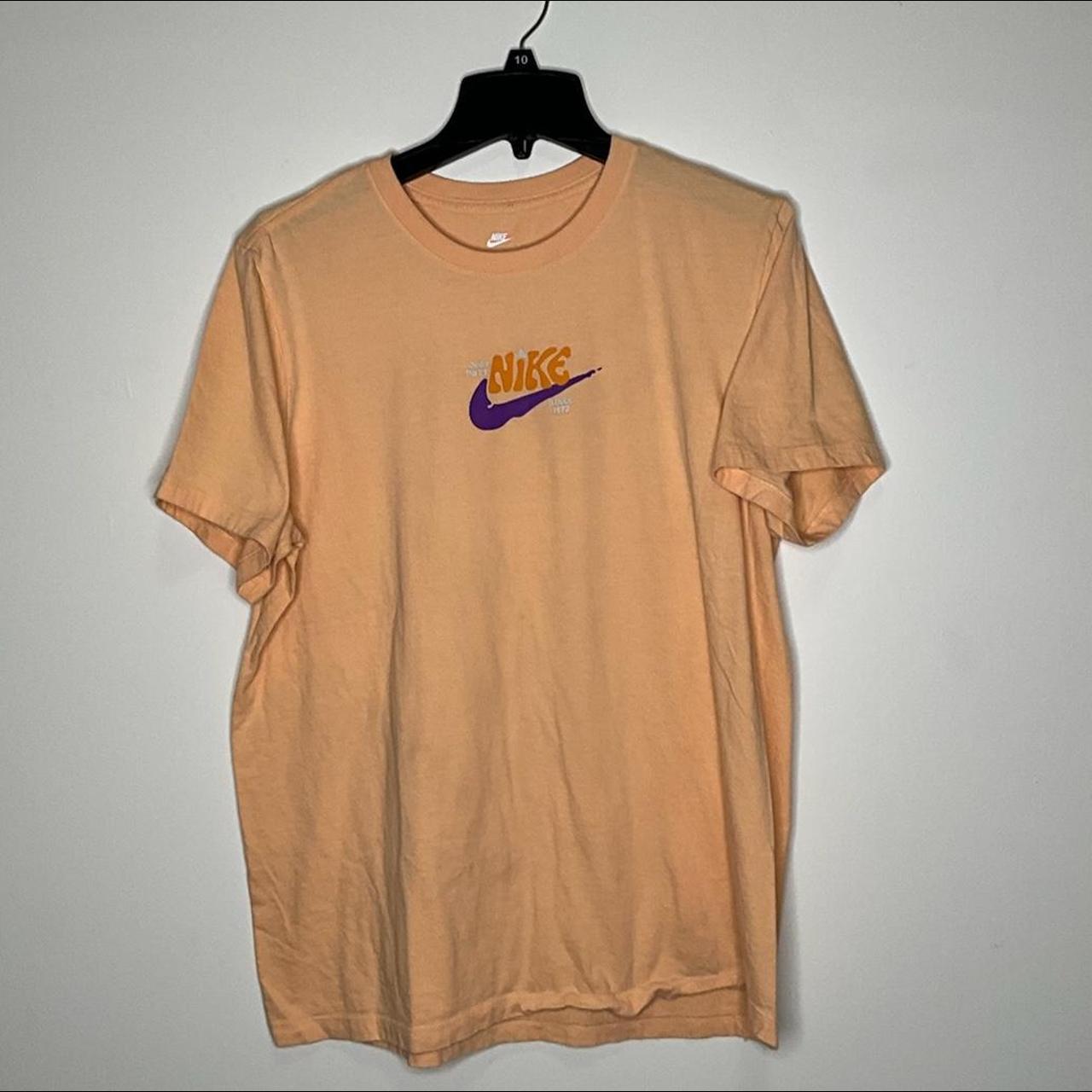 Vintage Nike Big Center swoosh athlete wear t shirts - Depop