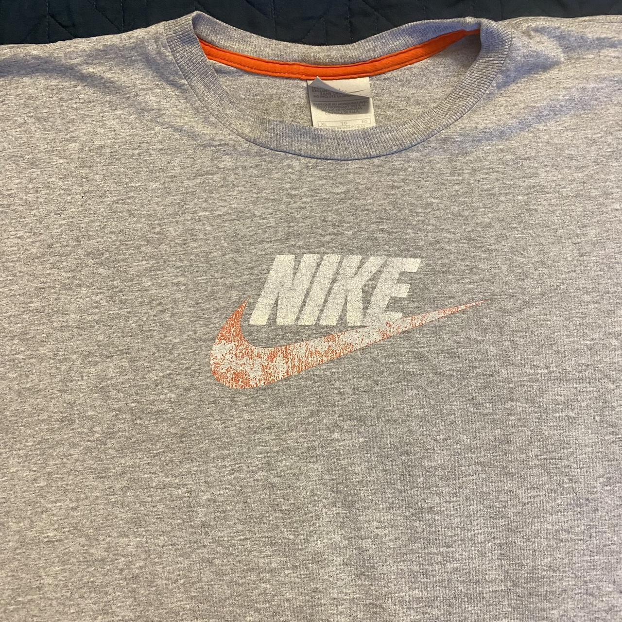 Vintage Nike Big Center swoosh athlete wear t shirts - Depop