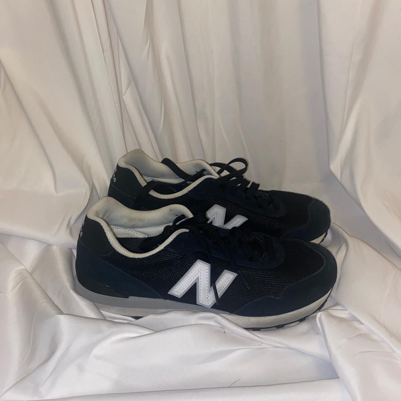 mens black and white new balance