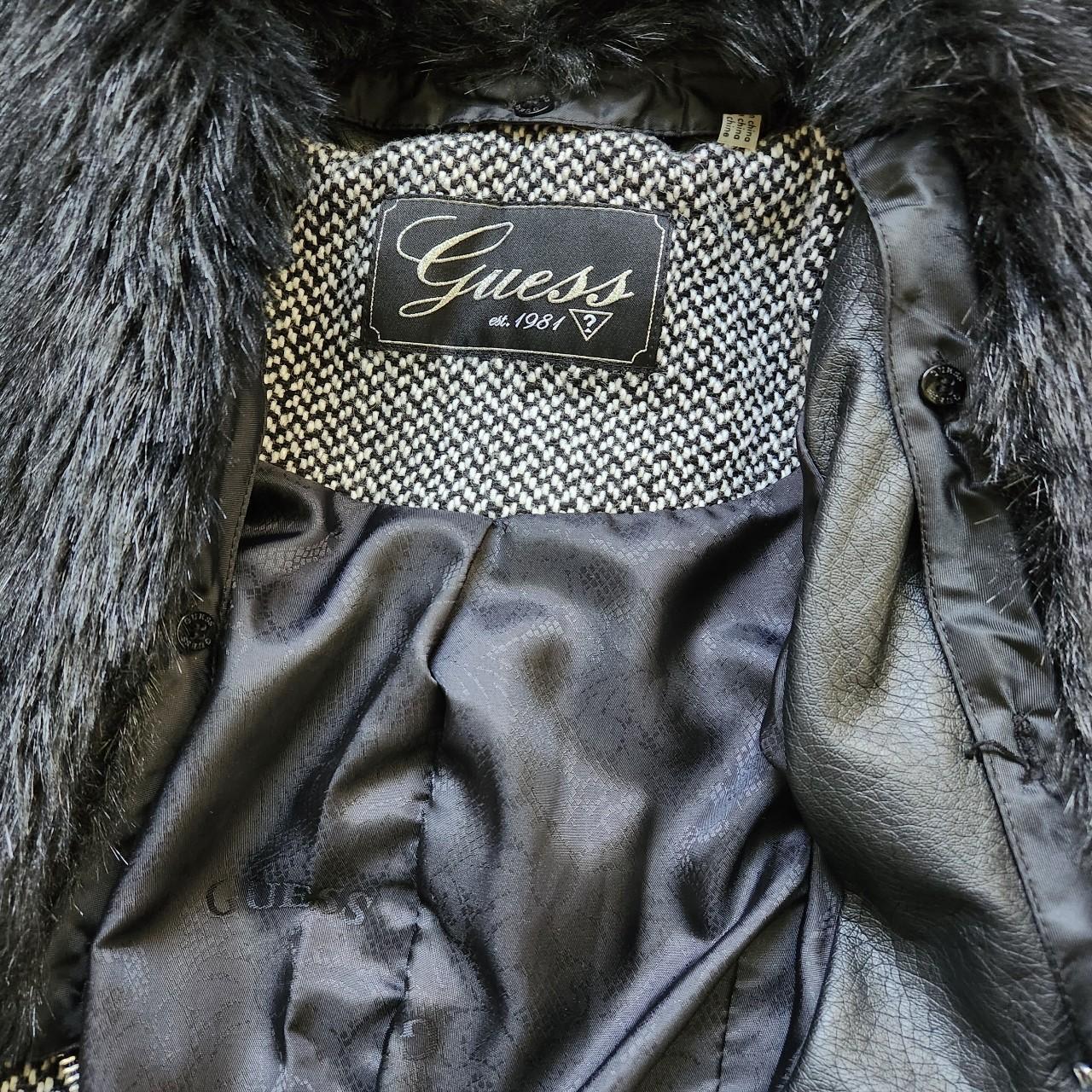 Guess hot sale fur coat