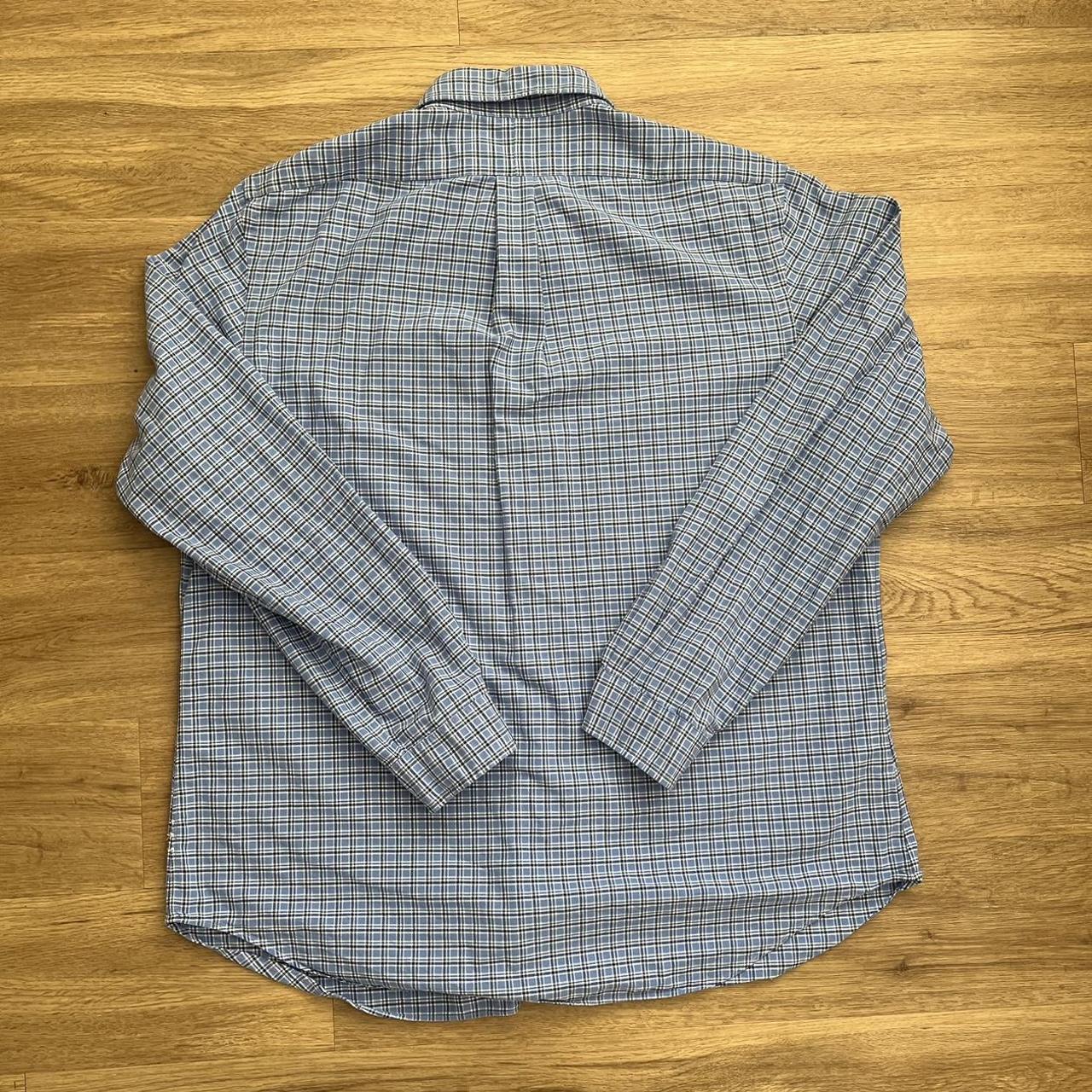 Ralph Lauren Men's Blue and Navy Shirt | Depop