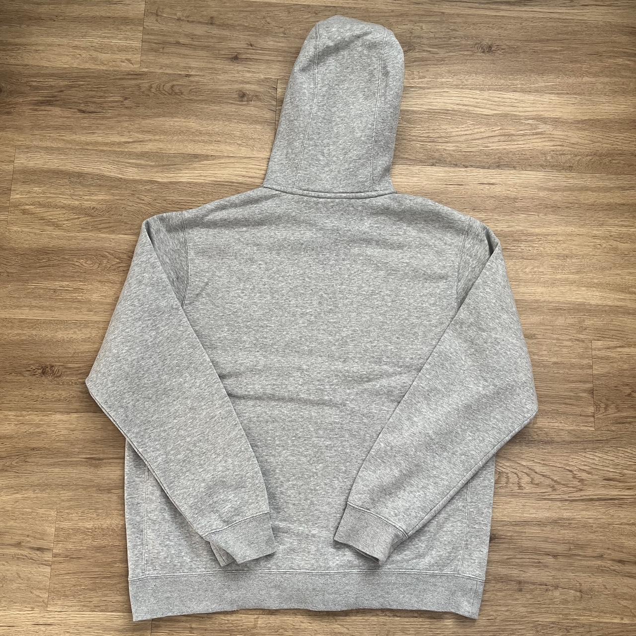 mens grey nike club hoodie