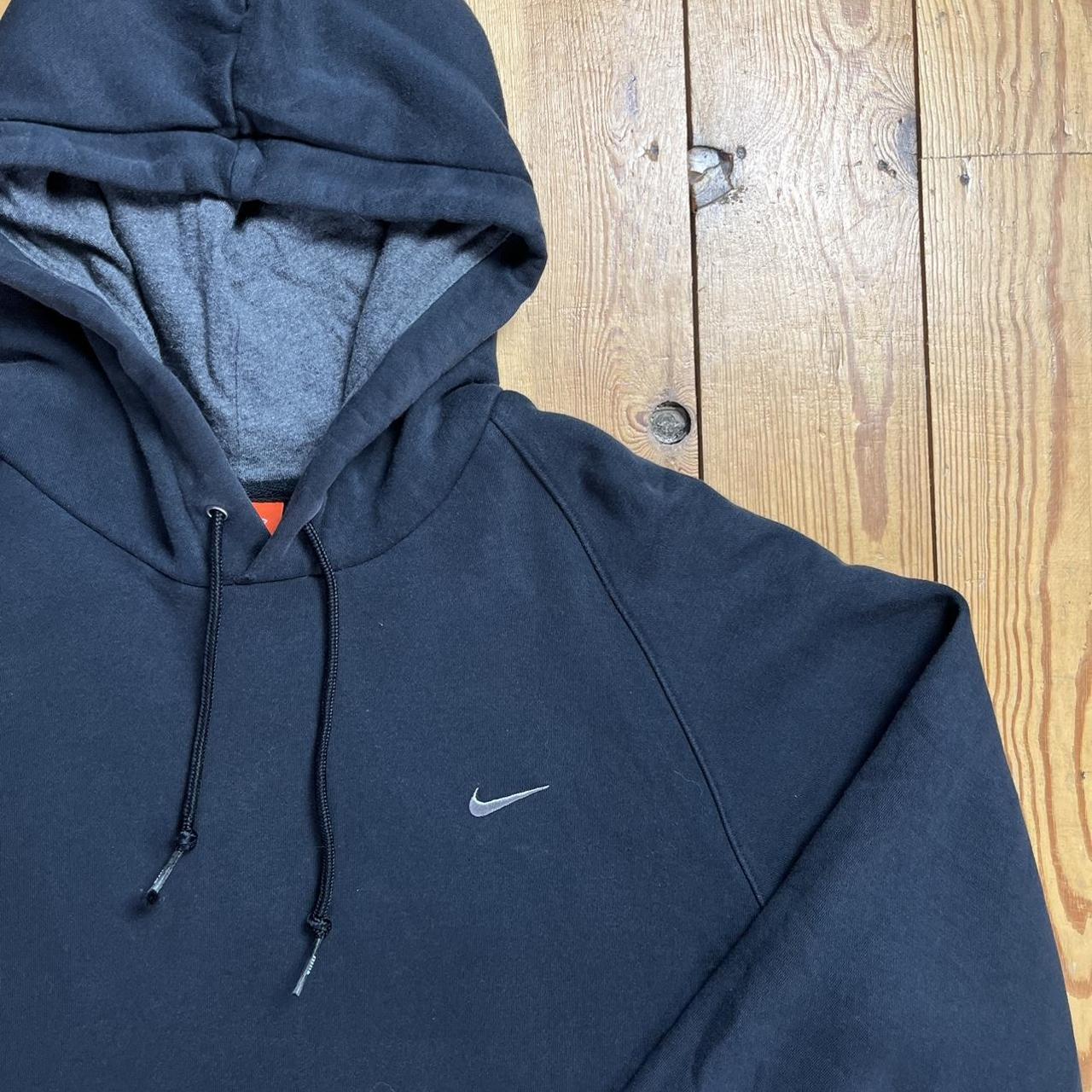 mens black nike swoosh hoodie