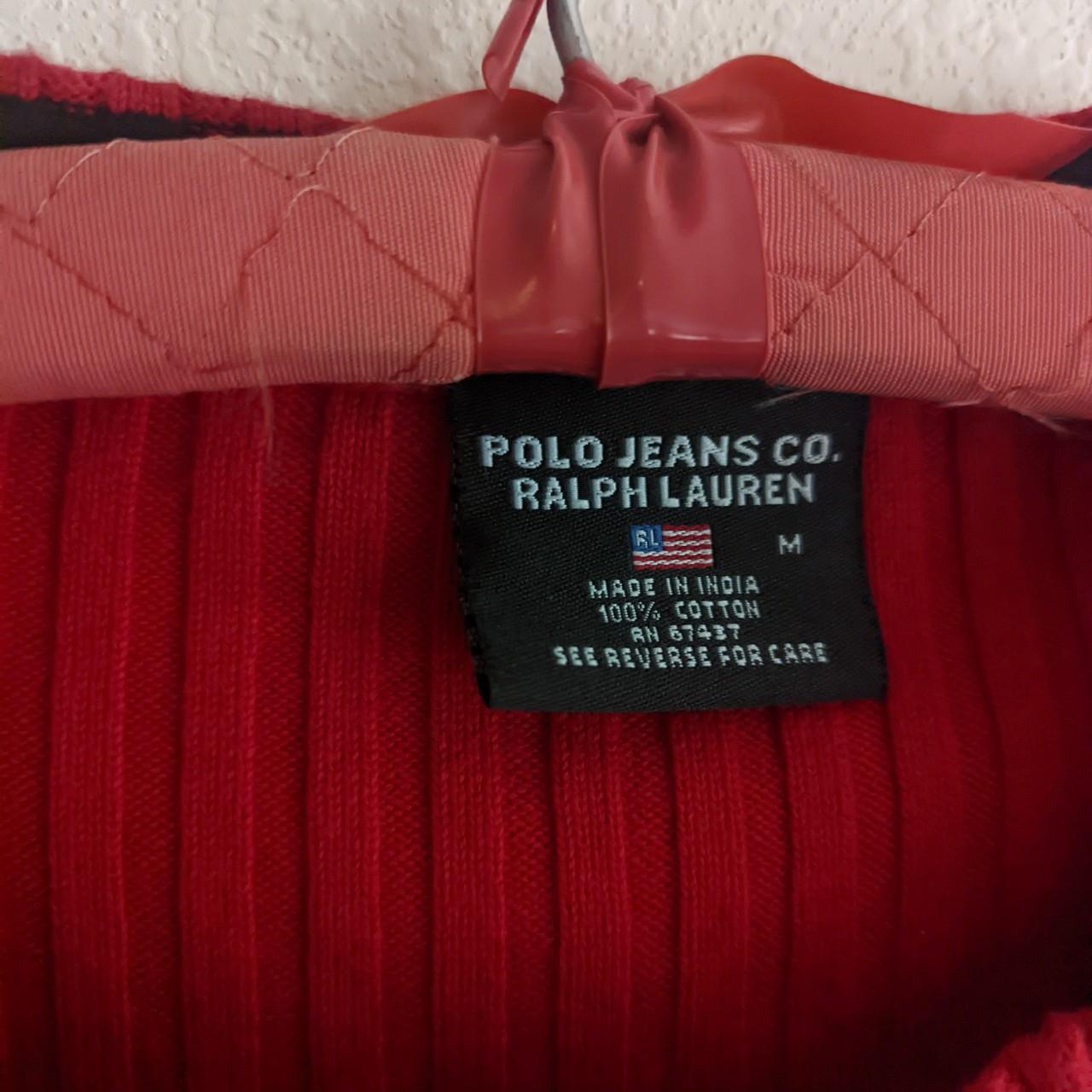 Polo Ralph Lauren Women's Red Jumper | Depop