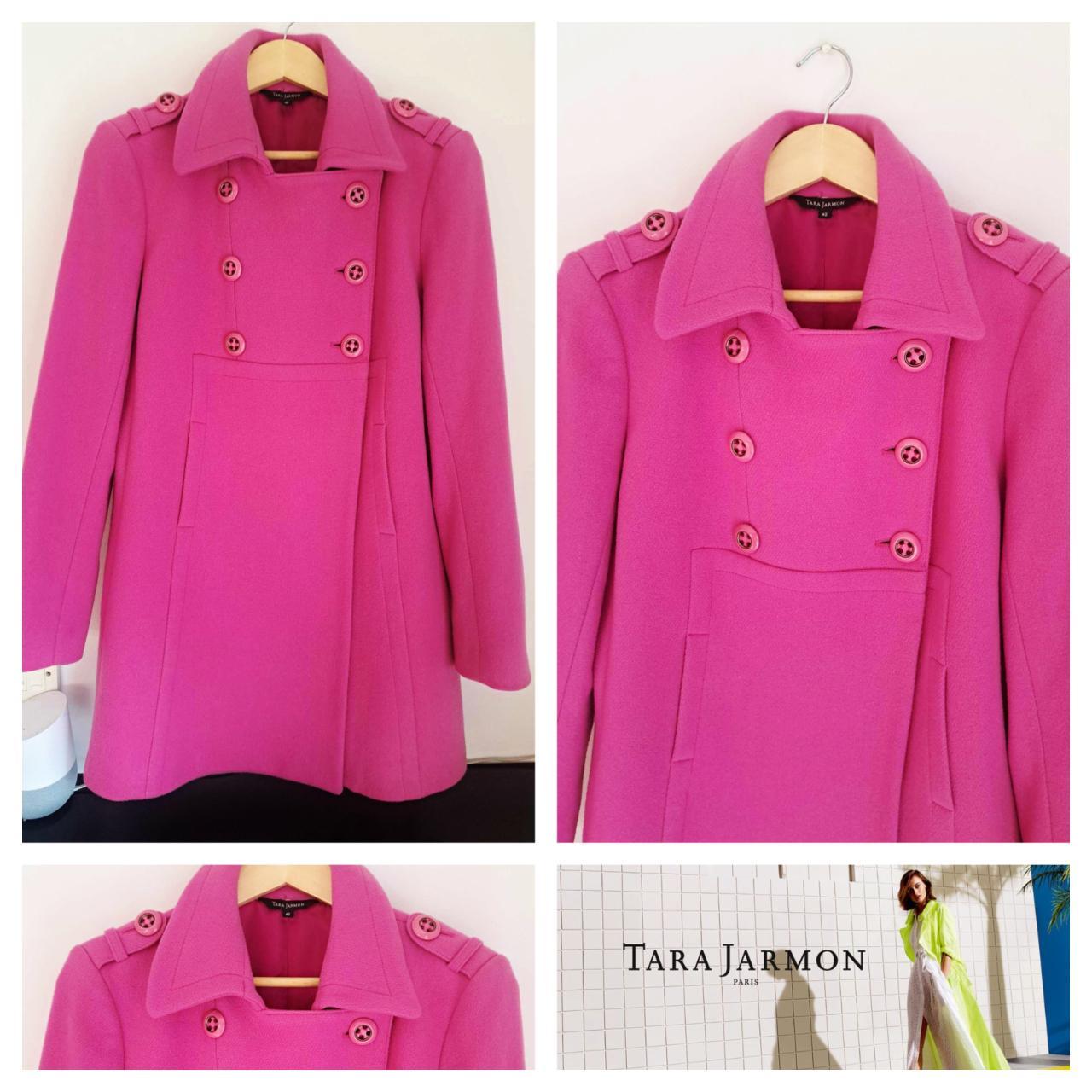 Tara jarmon hot sale pink coat