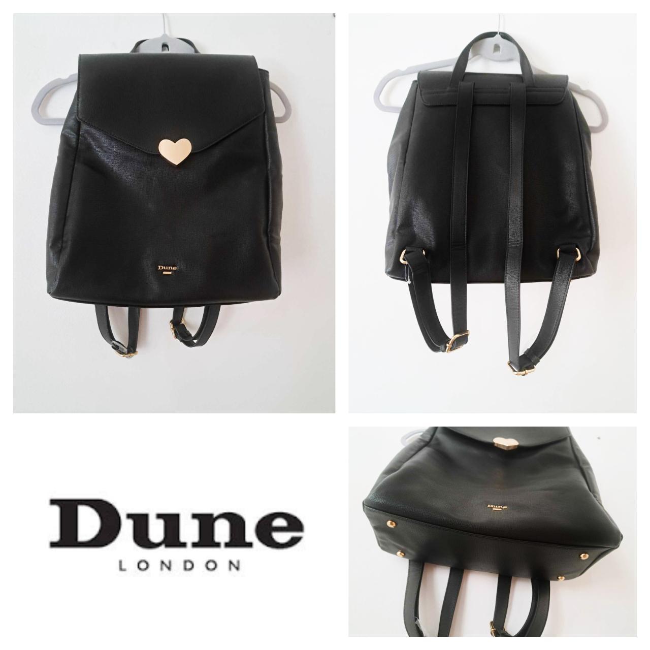 DUNE fabulous black backpack very roomy with. Depop