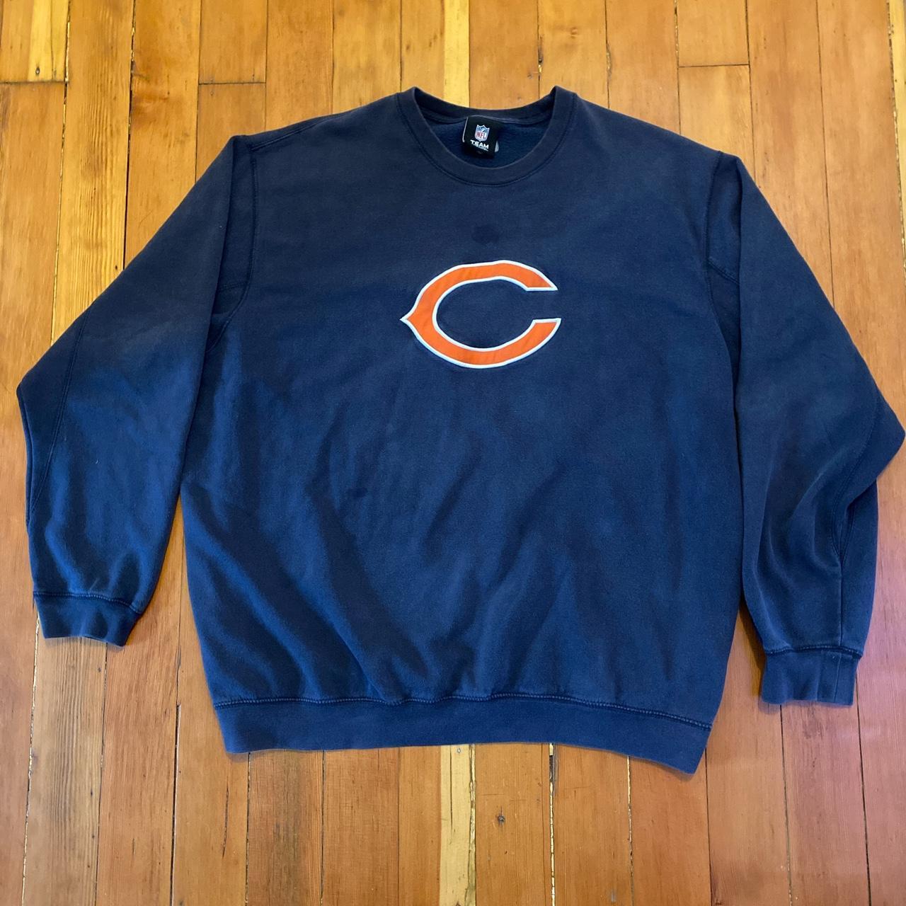 Chicago Bears Da Bears Vintage NFL Crewneck Sweatshirt/Navy / S