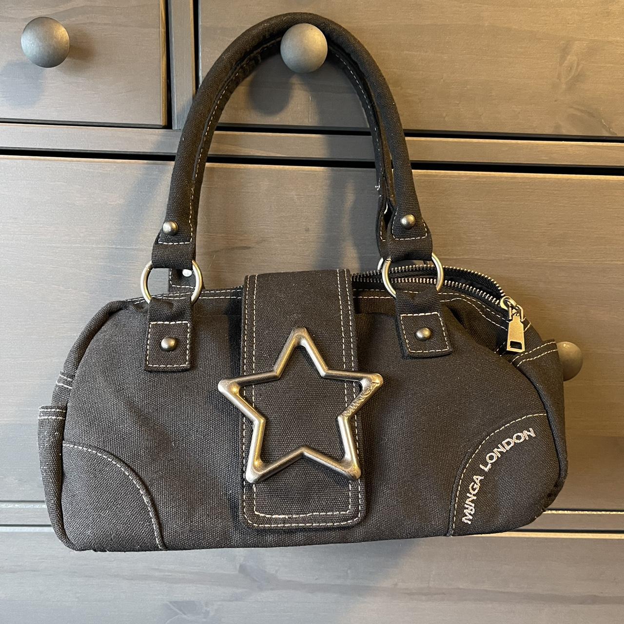 Star Girl Black Y2K Handbag - Minga London