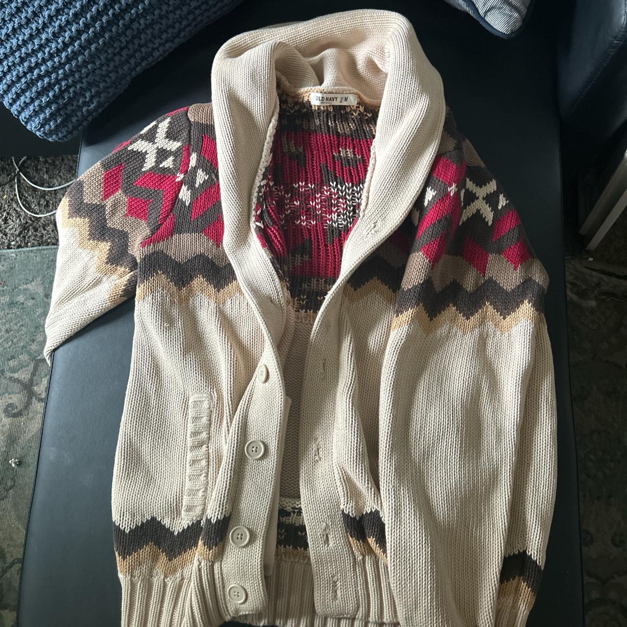 old navy men vintage cardigan kinda runs big - Depop