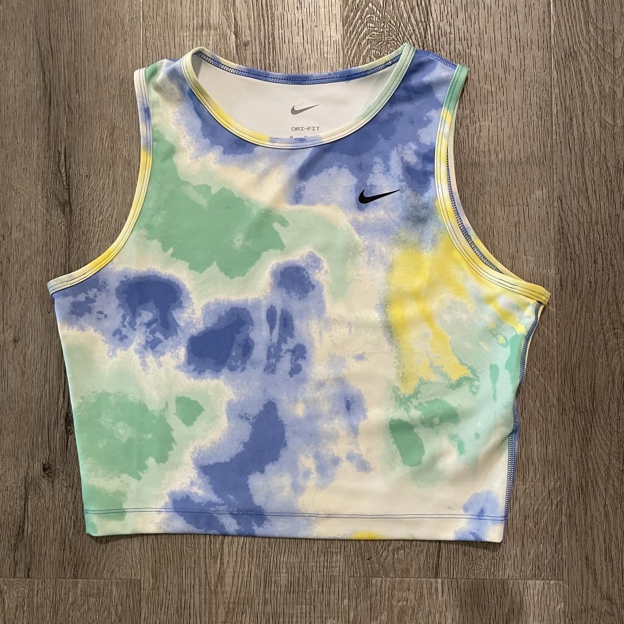 nike tie dye crop top