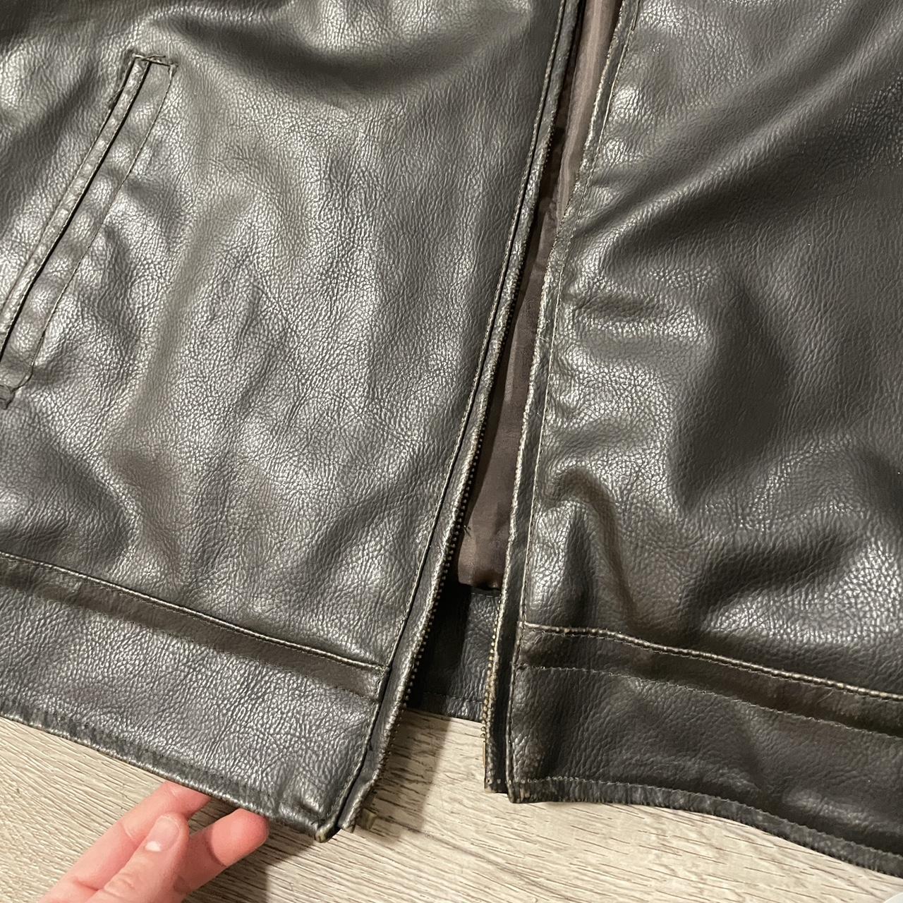 vintage arizona jean leather jacket ITEM | Depop