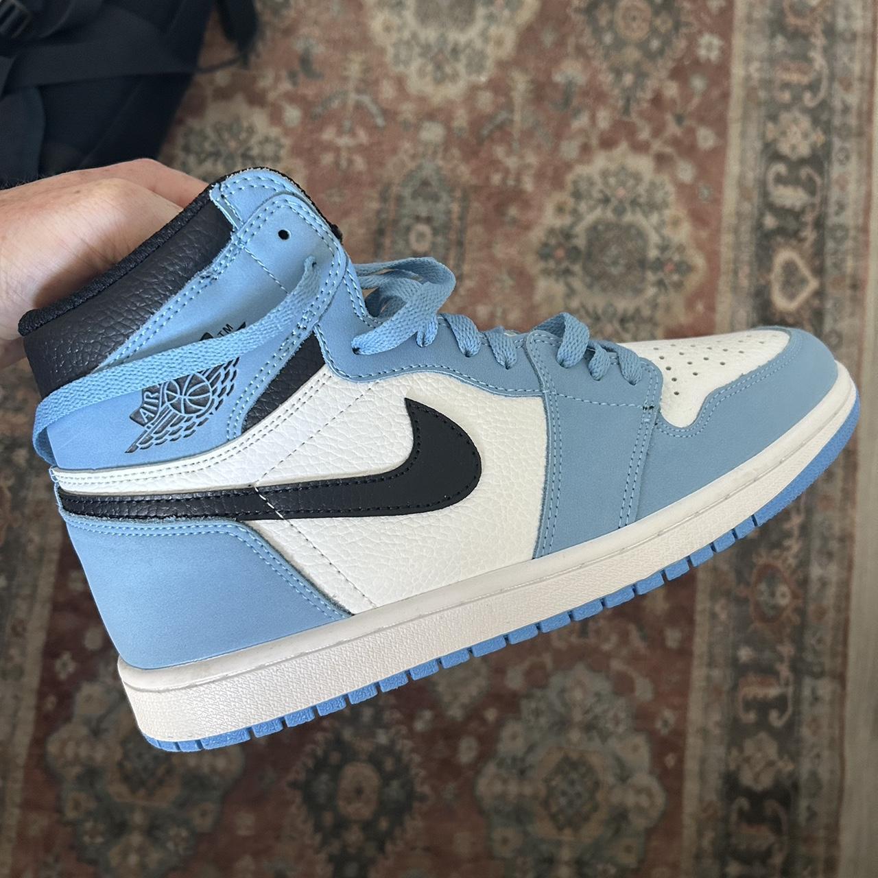 Air Jordan 1 University Blue. No box. size 7.5 uk Depop