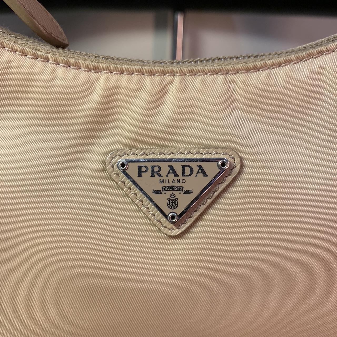 Prada Women's Cream Bag | Depop