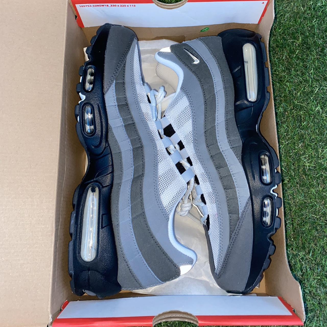 Nike Air Max 95s Jewel Swoosh Grey Size UK10 - FREE... - Depop