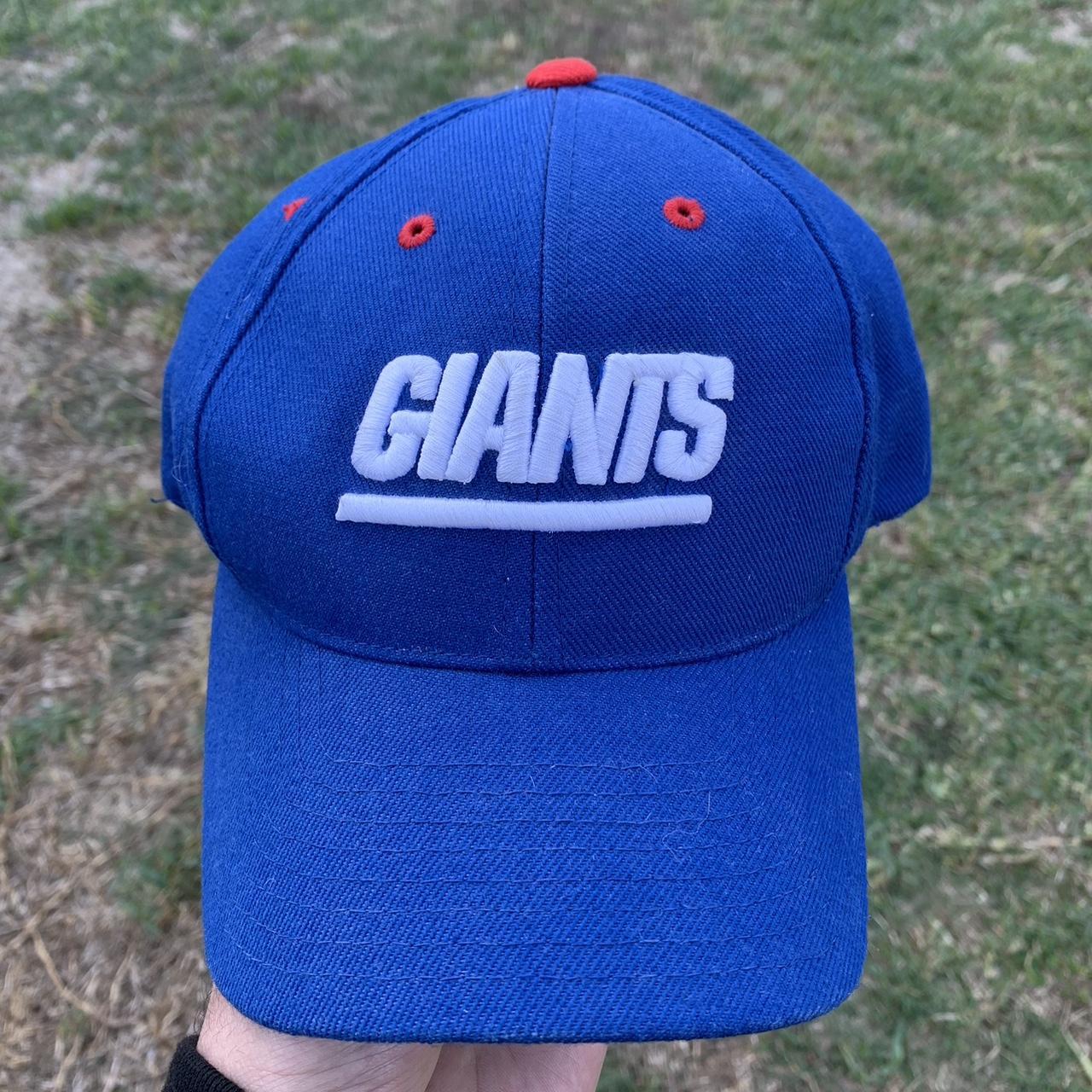 Vintage New York Giants Snapback Hat Logo Athletic - Depop