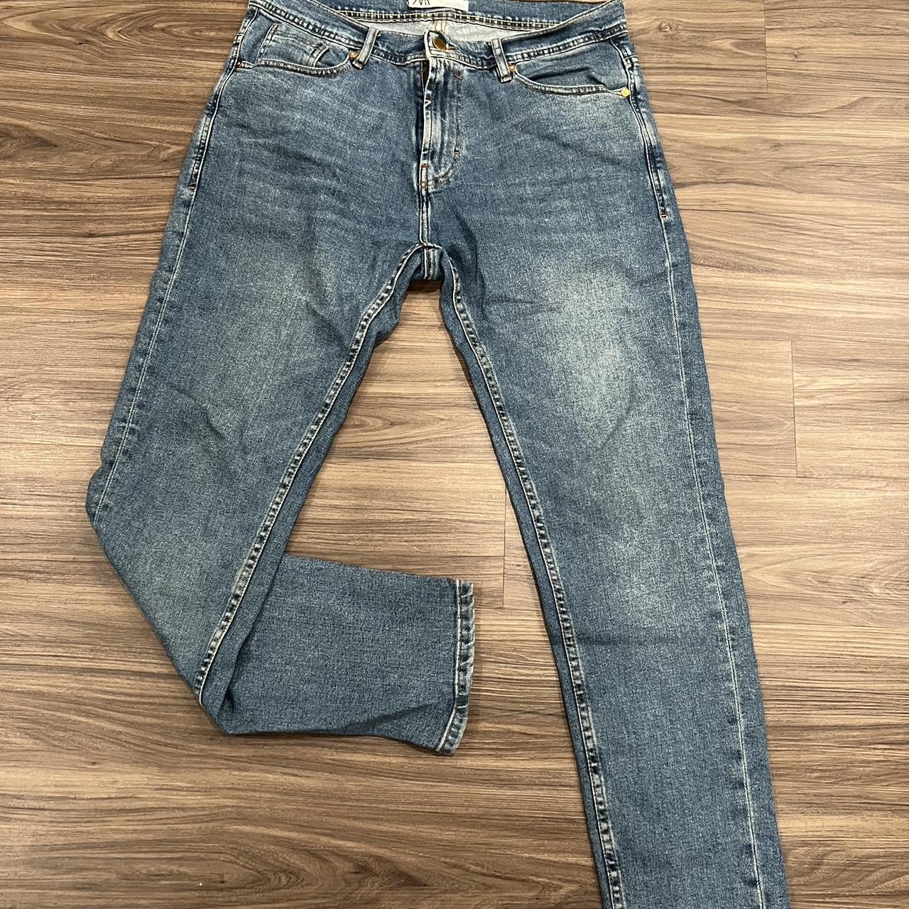 Zara men’s denim jeans pants size 34 zara denim... Depop