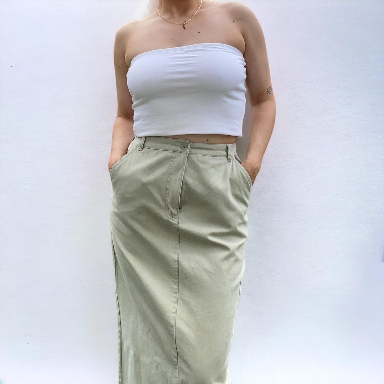 Vintage Gorpcore Cargo Maxi Skirt 194 Local ACG vibe... - Depop