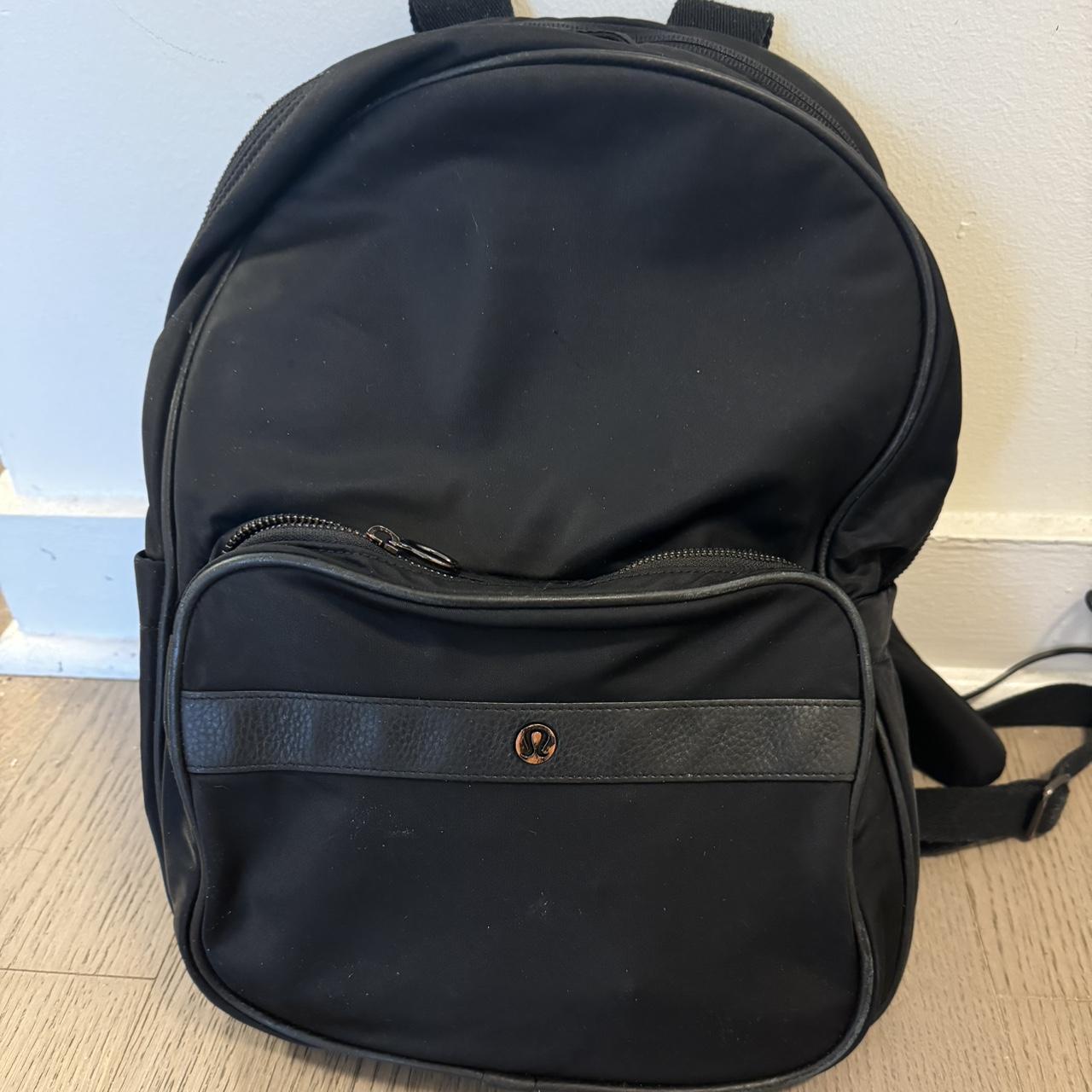 Lululemon backpack laptop compartment two side... Depop
