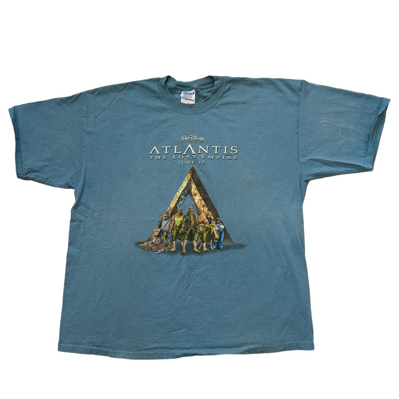 vintage 2001 Disney Atlantis movie promo graphic tee...