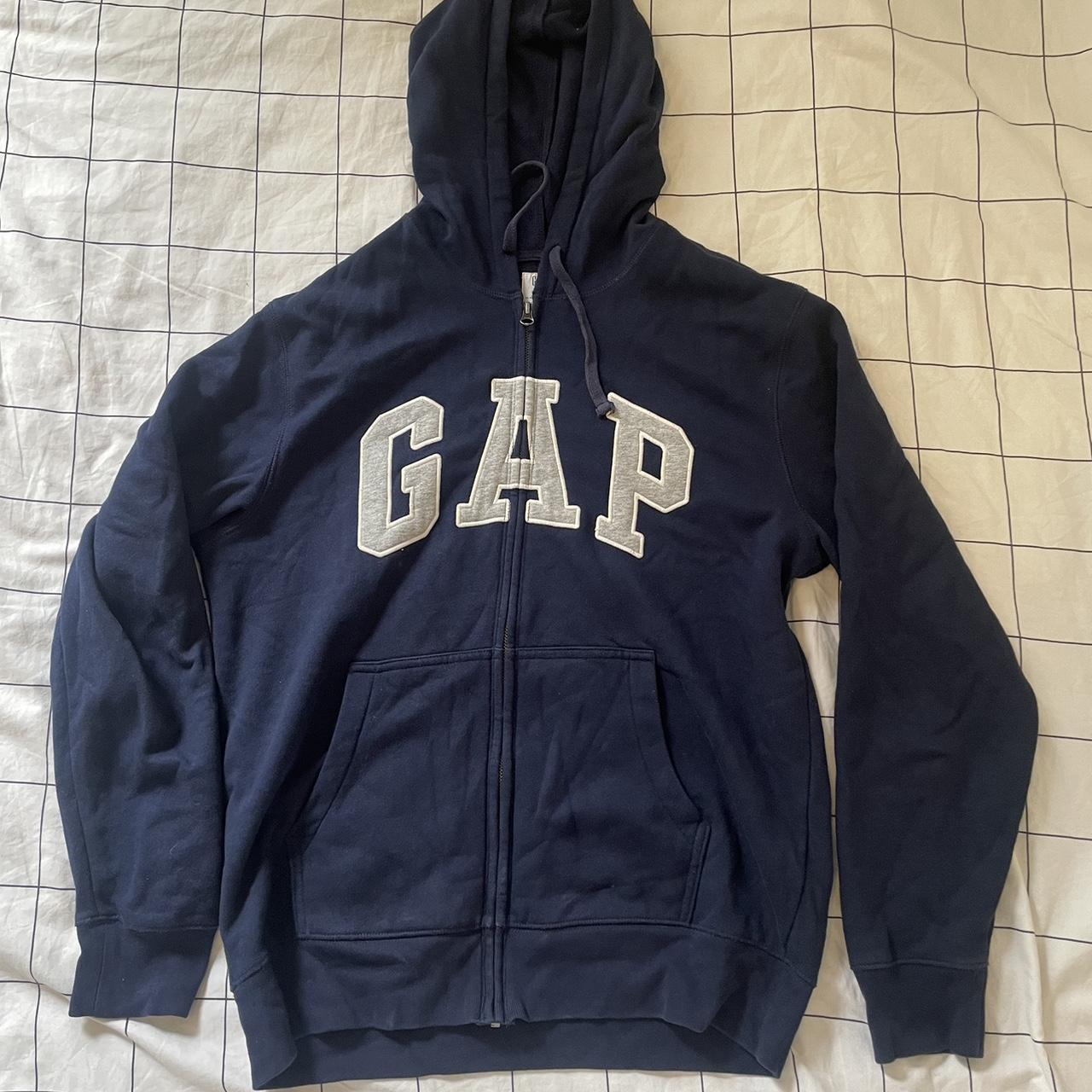 Gap Men's Navy Hoodie | Depop