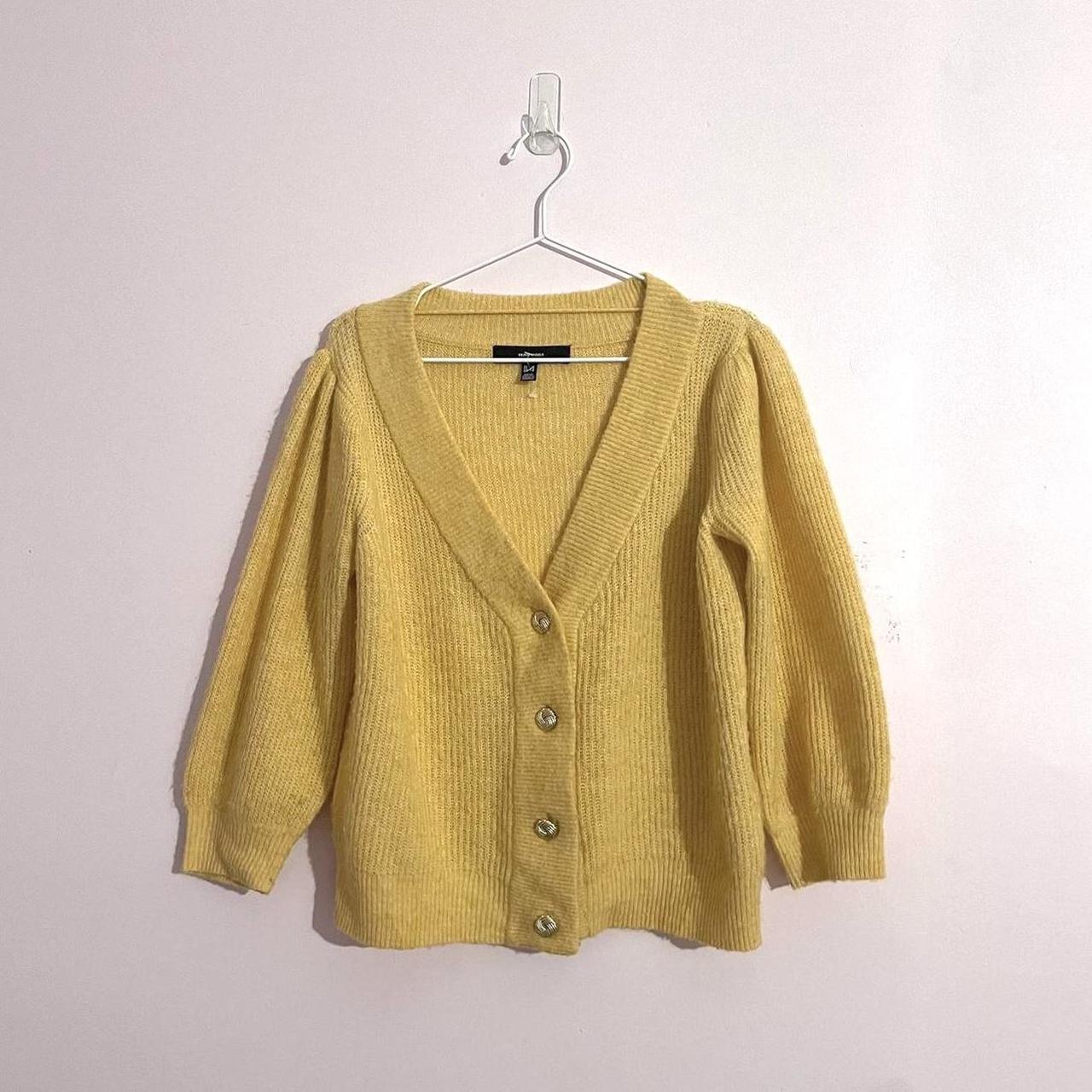 Vera Moda - Yellow jumper Size M Beautiful material... - Depop