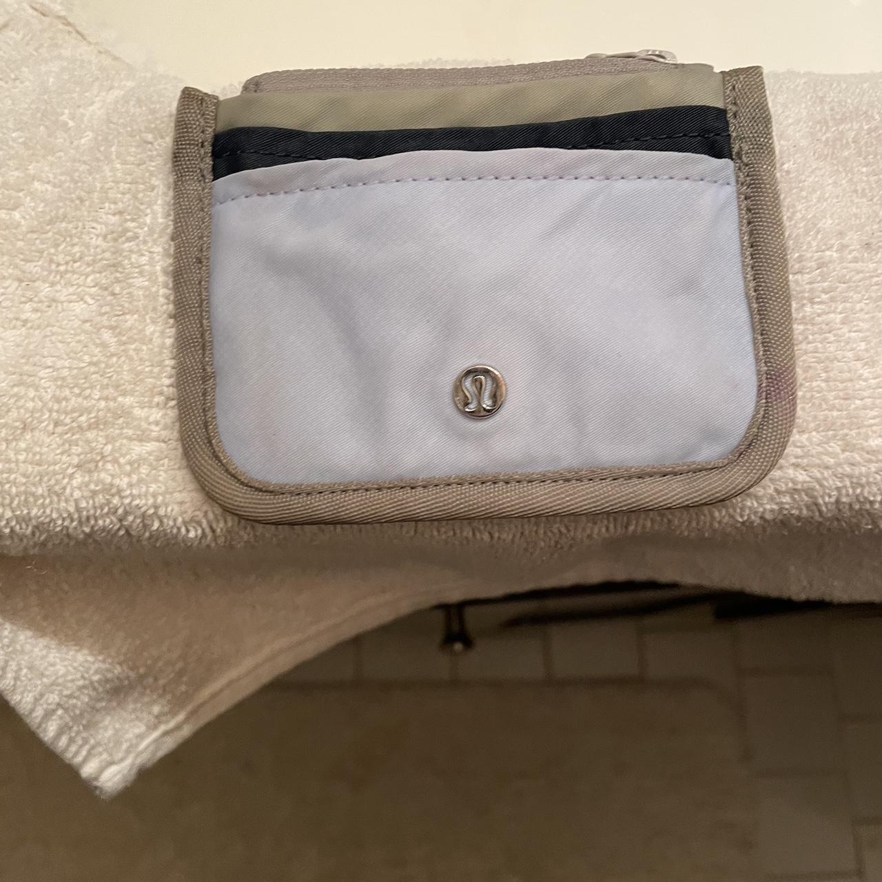 Lululemon Women's White and Purple Walletpurses Depop