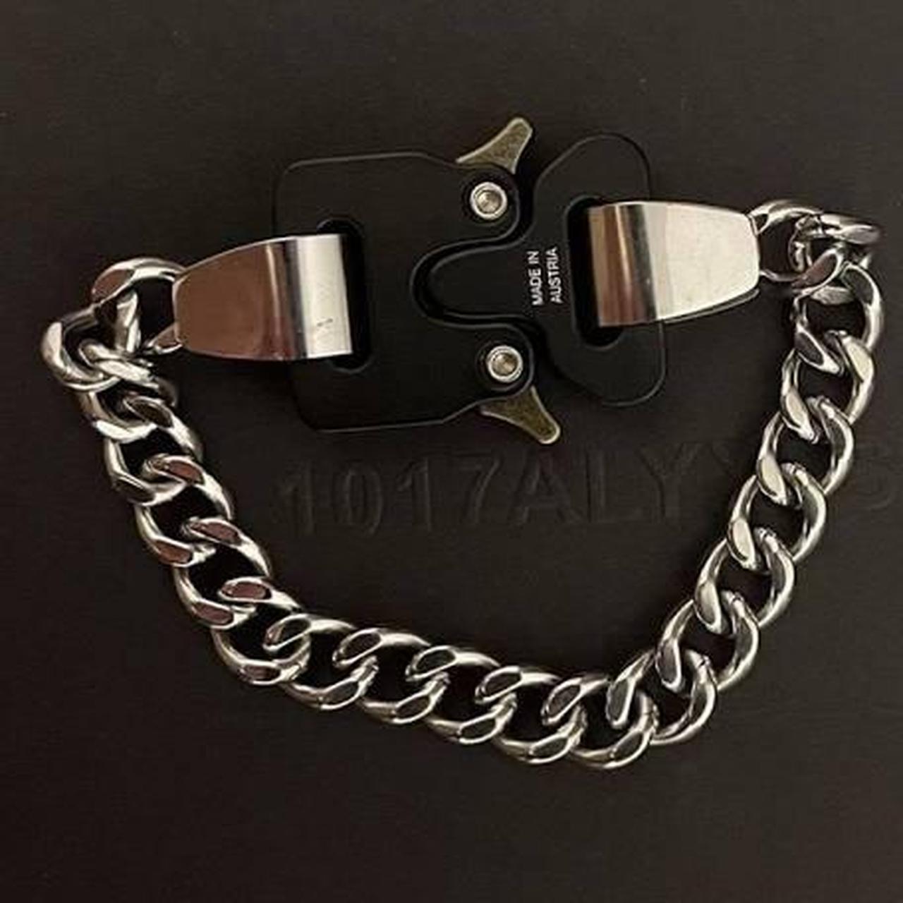 1017 Alyx 9sm Transparent/Clear Chain Bracelet - Depop