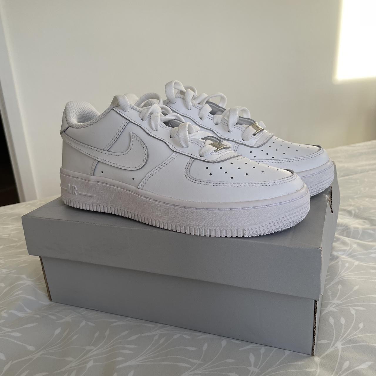 mens white nike air force 1 trainers
