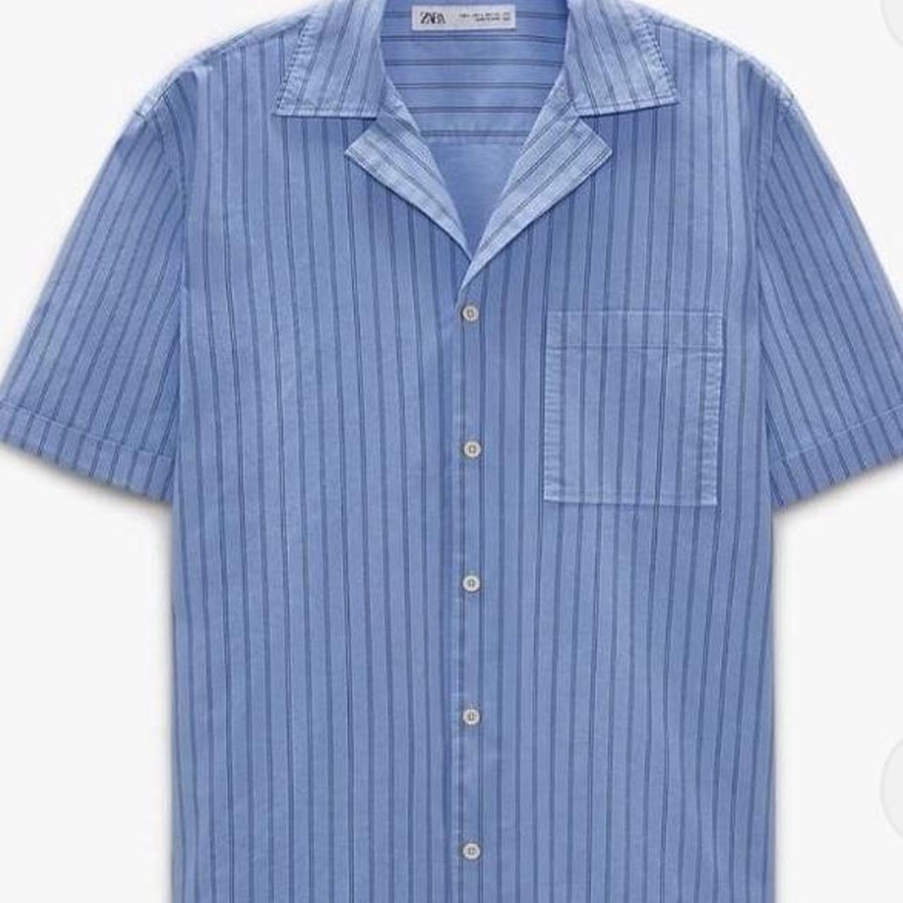 Zara x Javier Medina Striped Short Sleeve - Depop