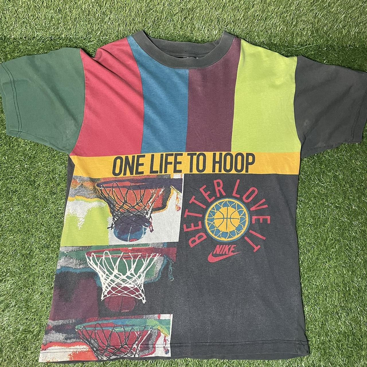 90s Nike One Life To Hoop Basketball NBA Alley