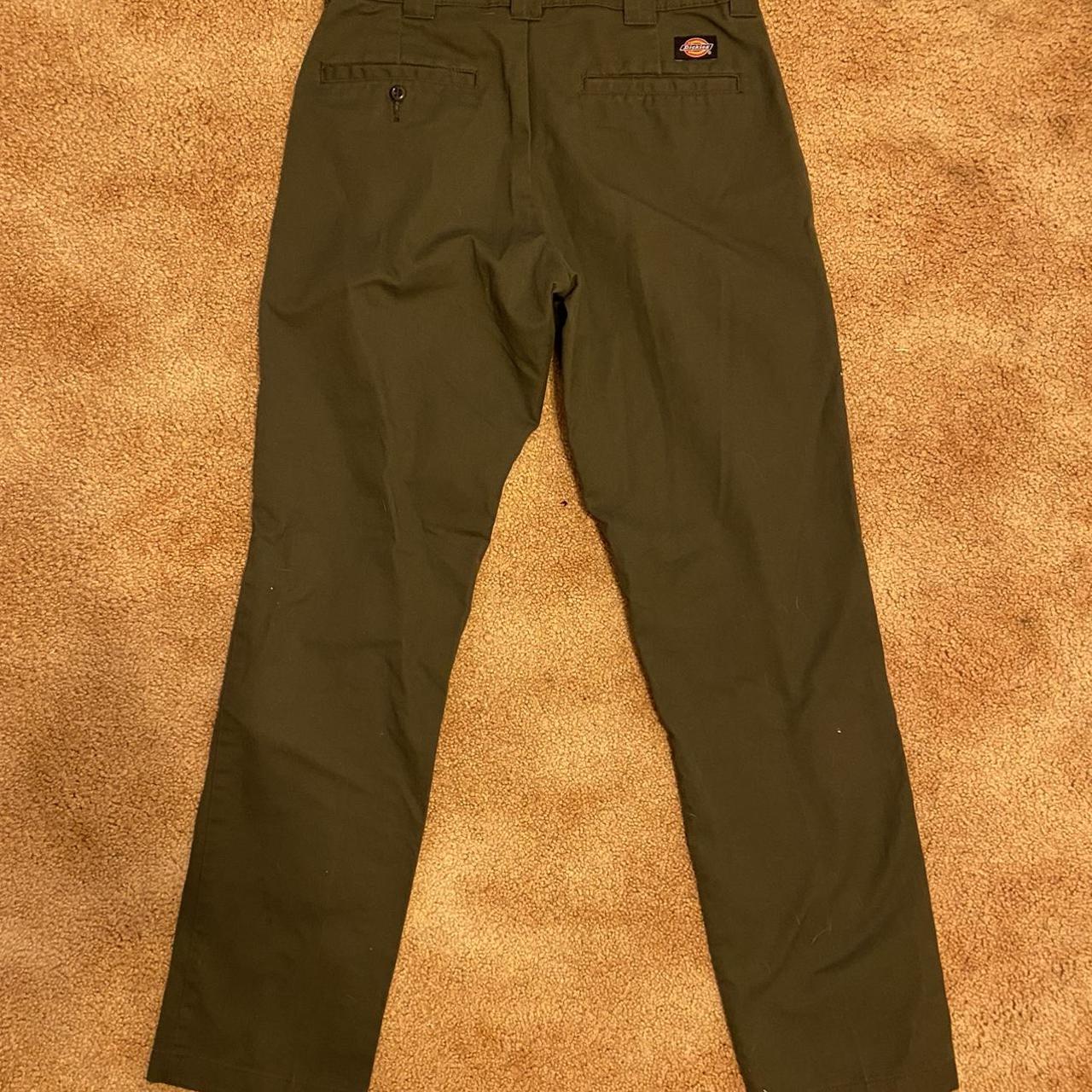 DICKIES 850 Slim Taper Flex Mens Pants - OLIVE