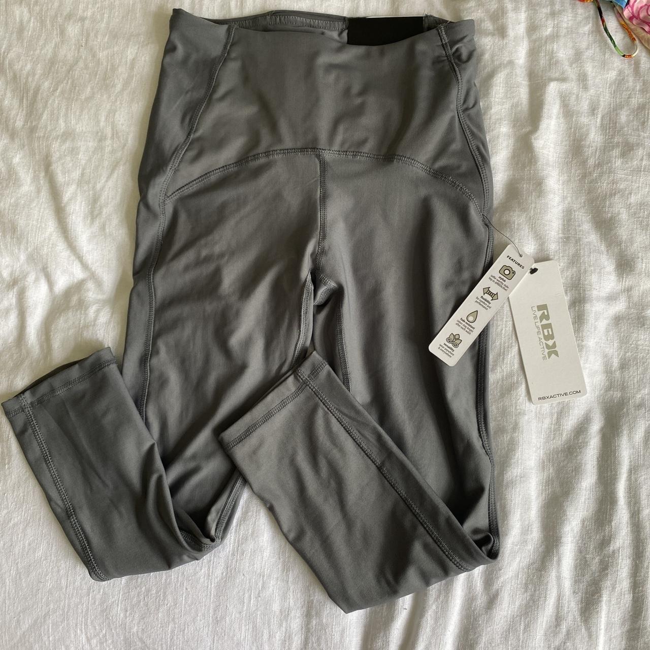 NWT RBX Tummy Control Capri Leggings Gray new with - Depop