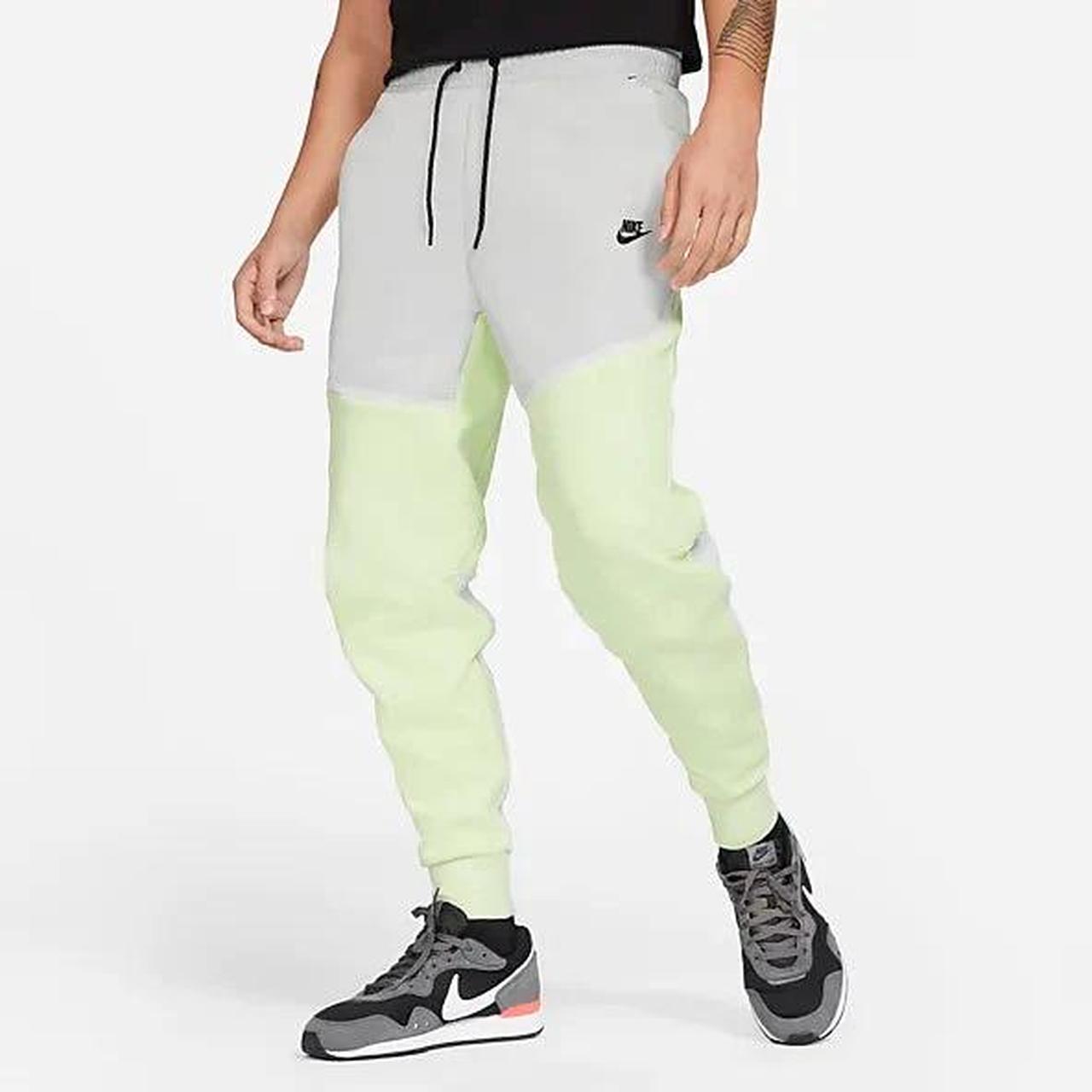 Lime green nike joggers hotsell