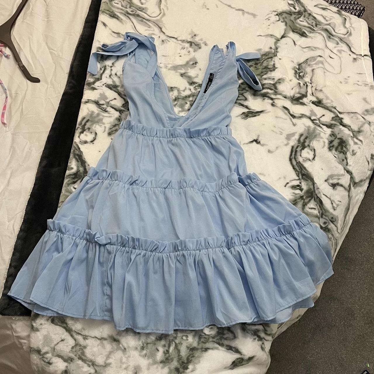 royal blue silk dress short