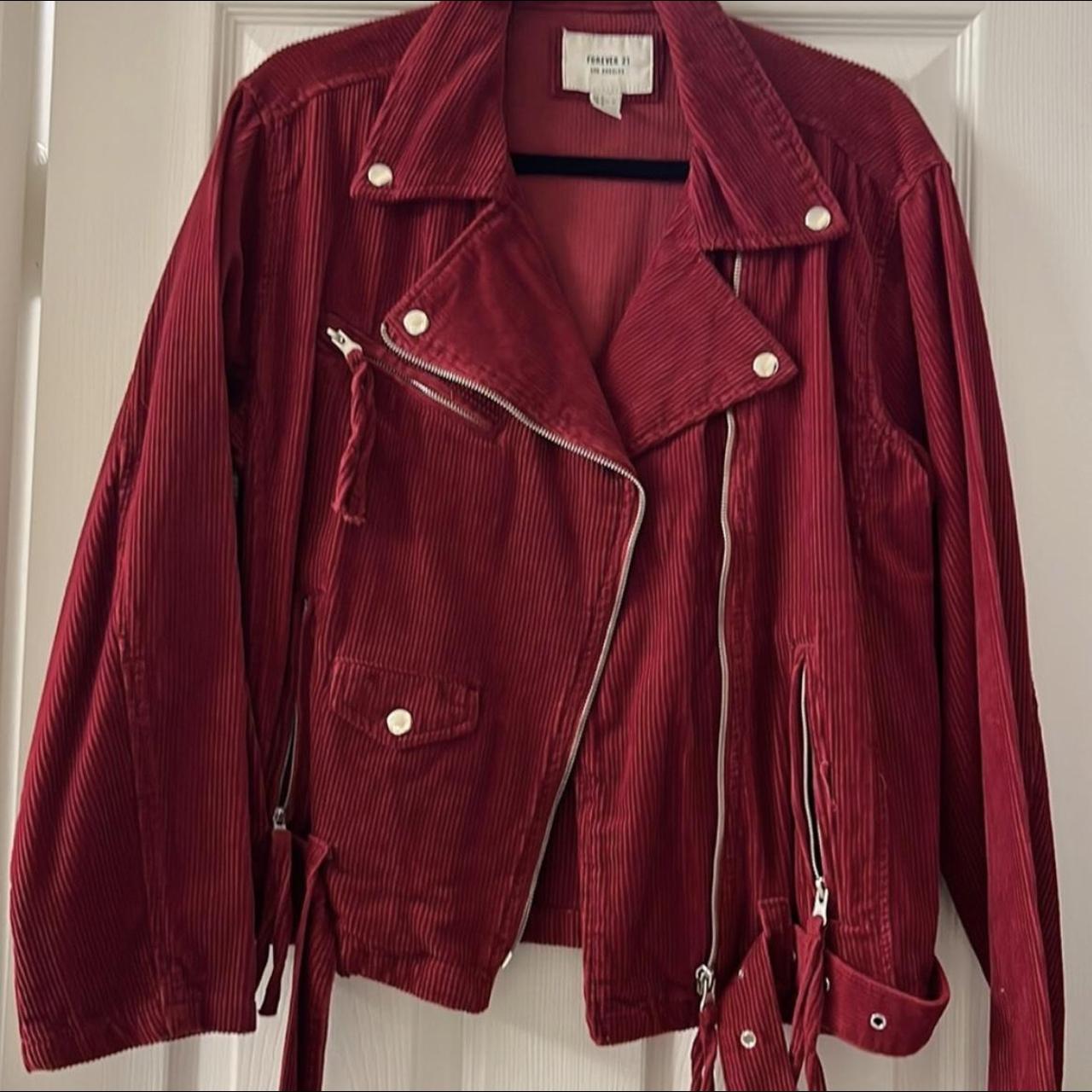 Red jacket clearance forever 21