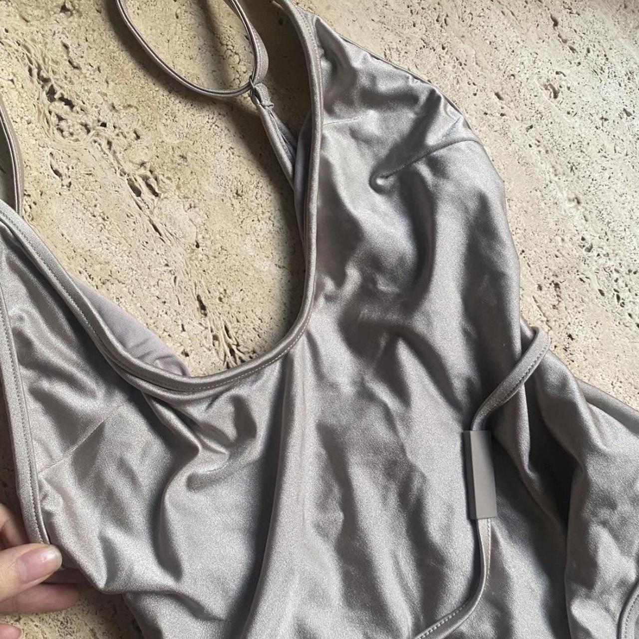 Zimmerman silver one piece swimsuit size 0 (6-8). ... - Depop