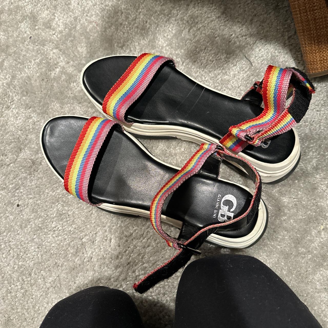 gianni bini rainbow heels