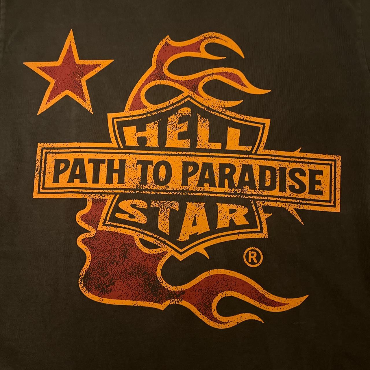 Hellstar Path to Paradise t shirt medium Brand new... Depop