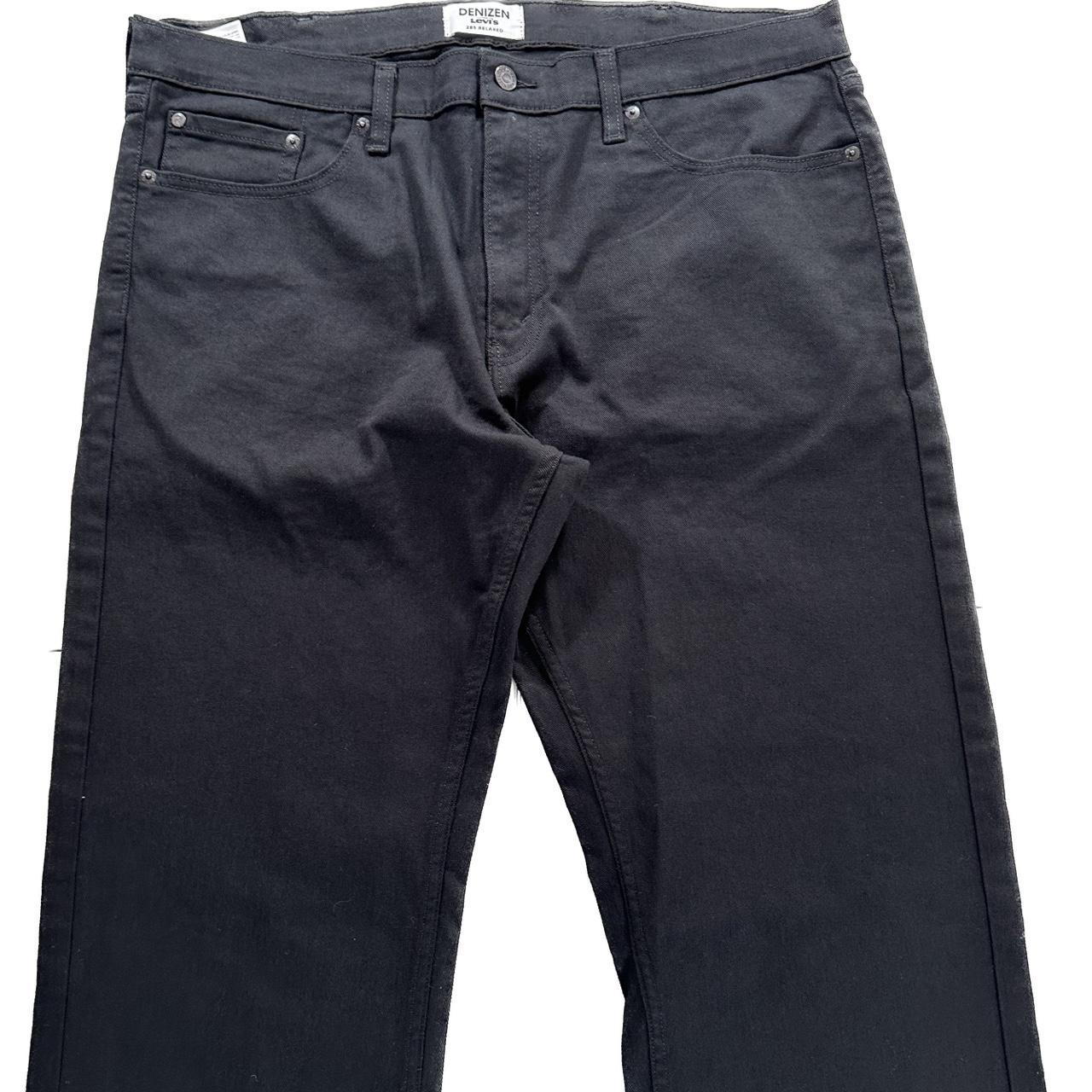 Levi’s Jeans Black Denim Pants 38x34 Denizen 285... - Depop