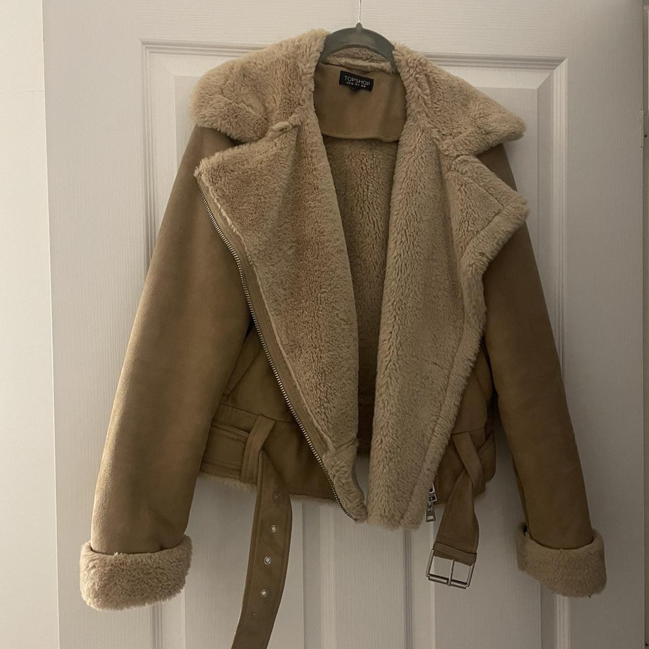 Aviator jacket Worn in good condition... Depop